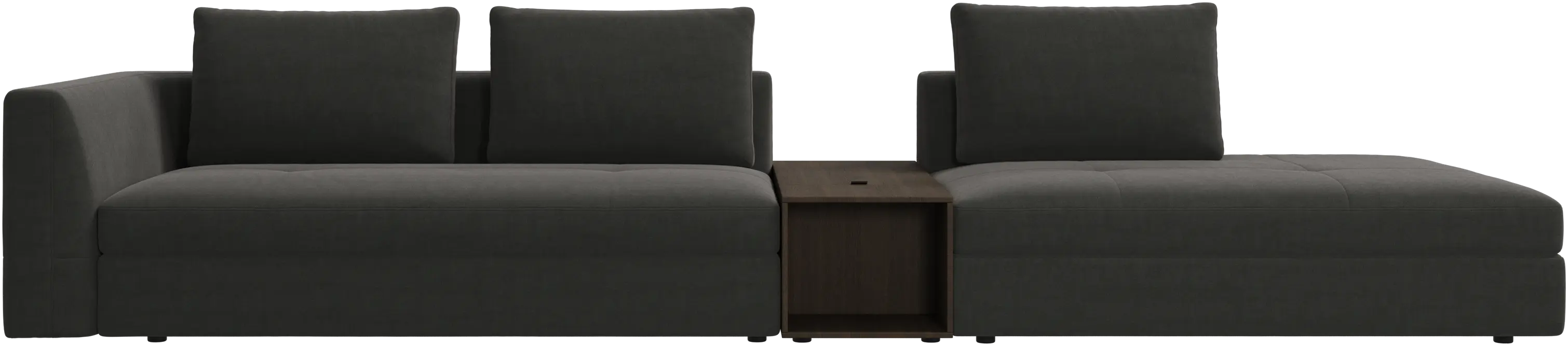 Bergamo 3 seater lounge sofa with storage