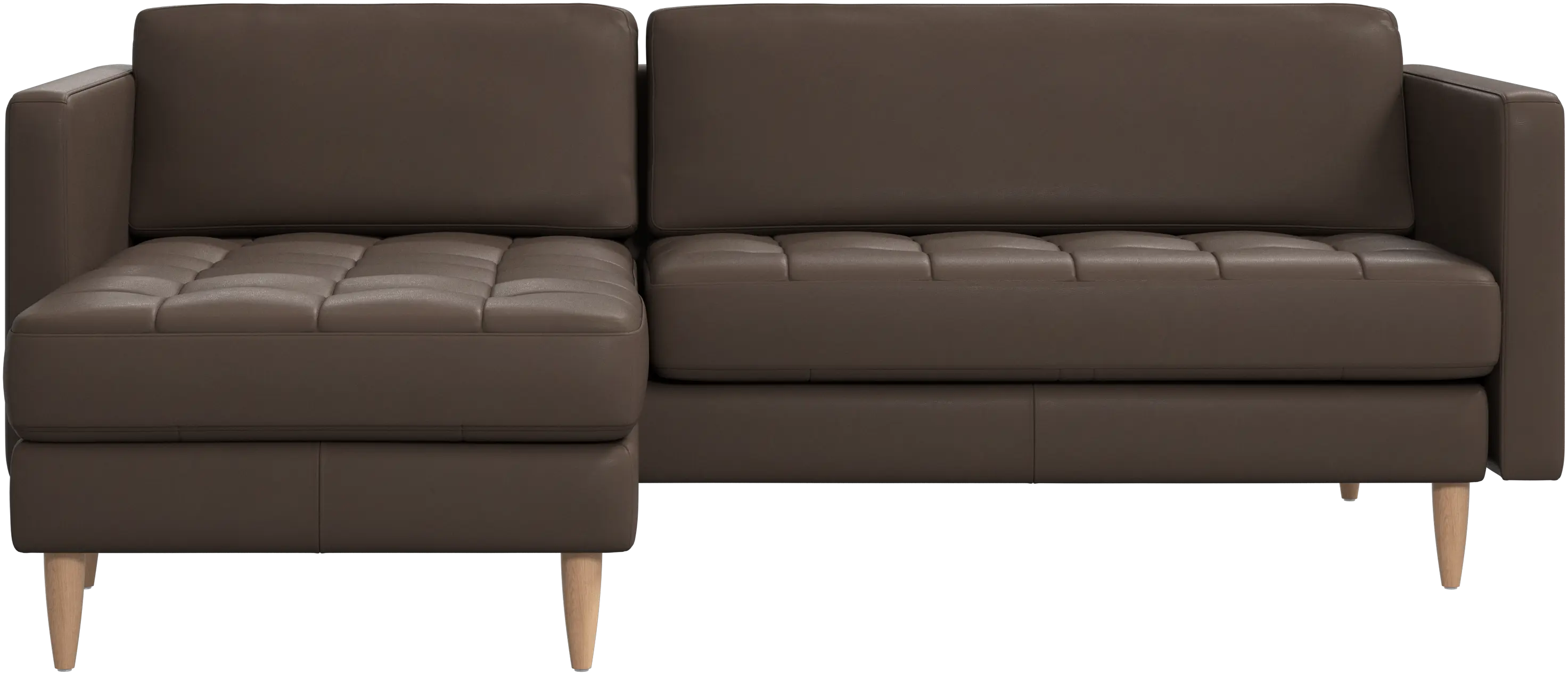 Osaka sofa with resting unit, tufted seat
