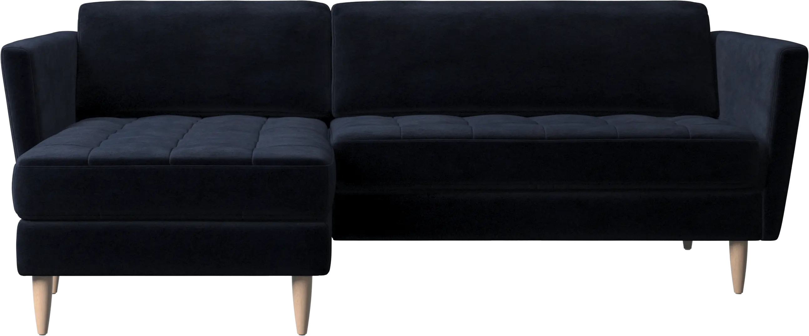 Osaka sofa with resting unit, tufted seat