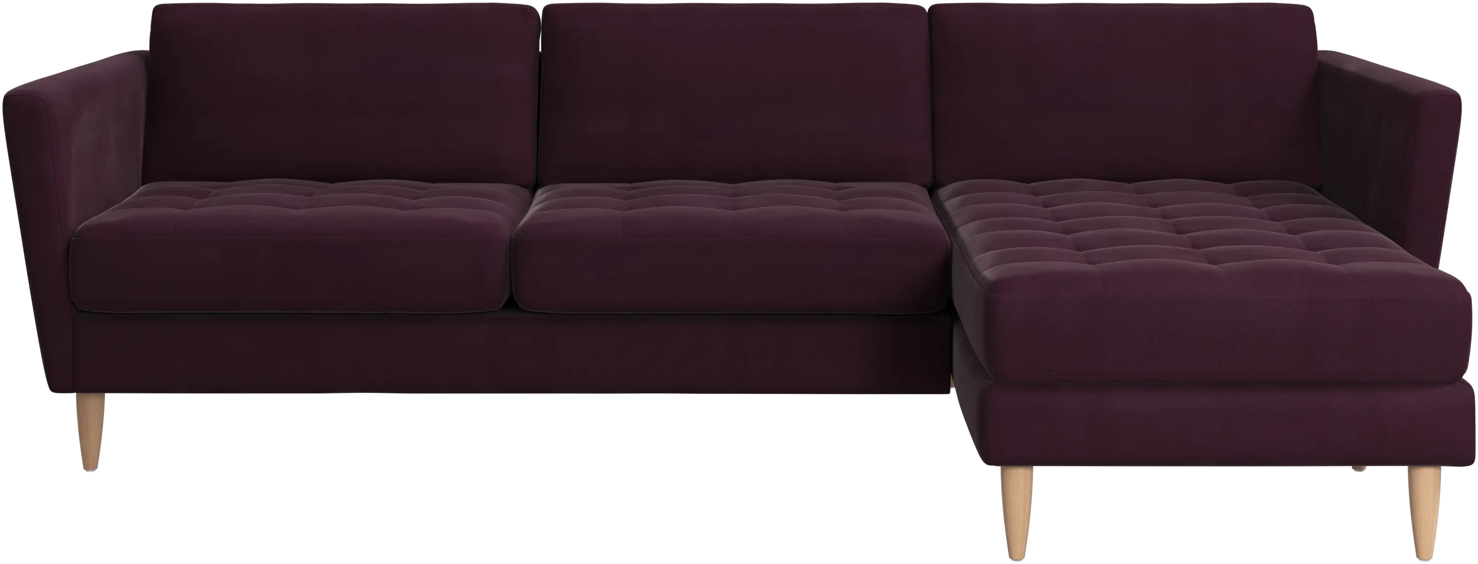 Osaka sofa with resting unit, tufted seat