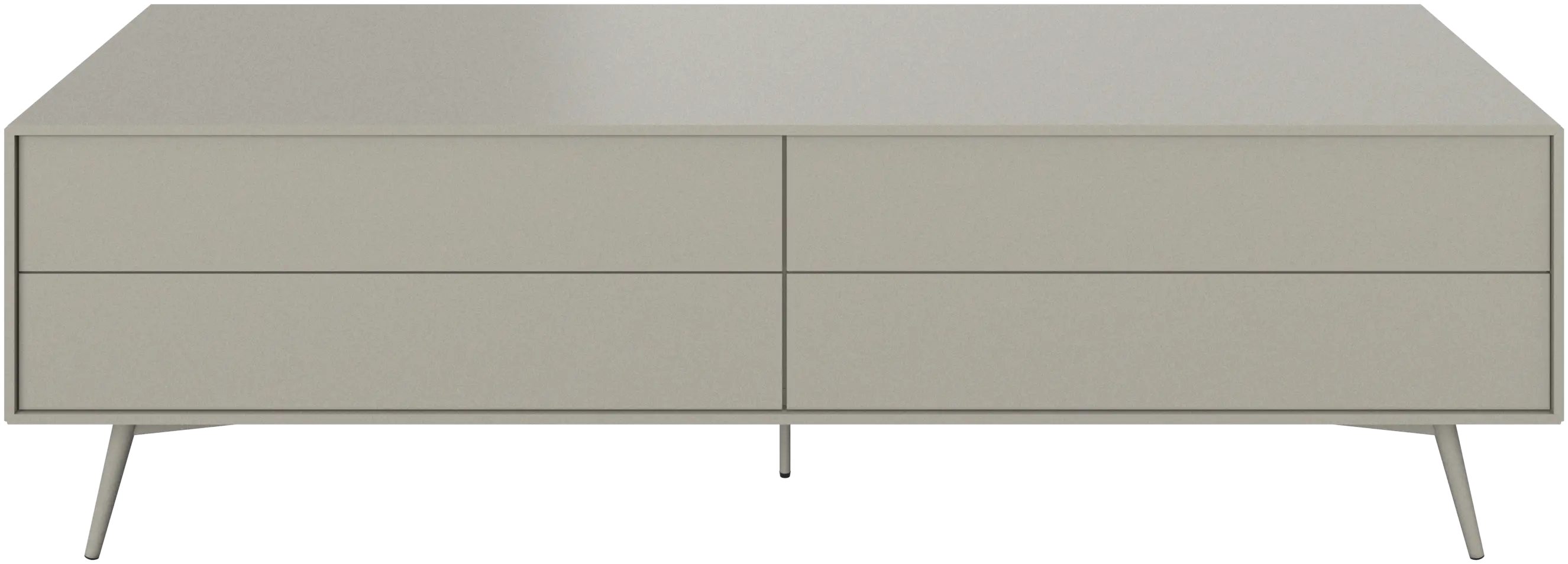Fermo media unit with drop down door and drawer