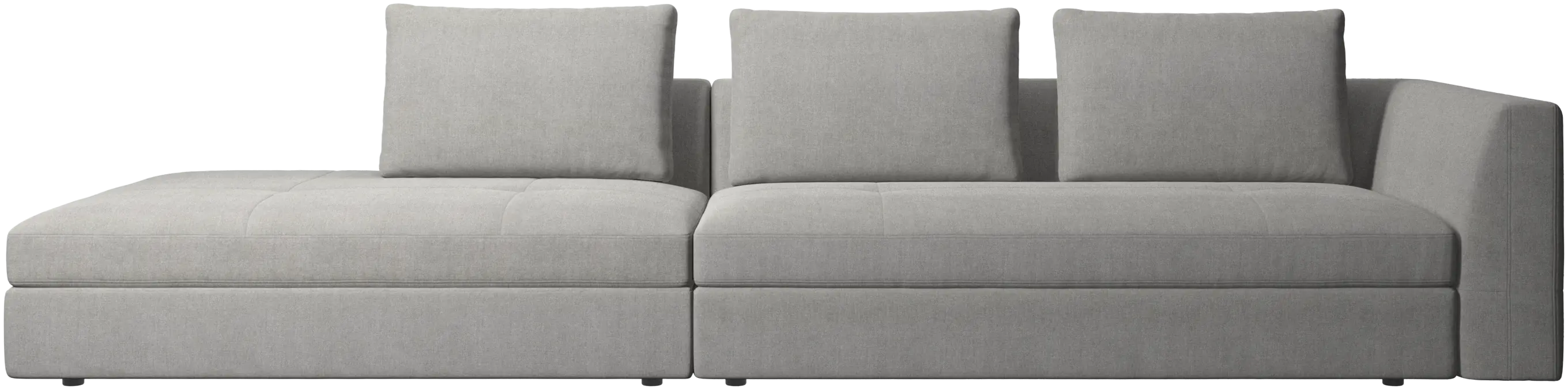 Bergamo sofa with lounging unit