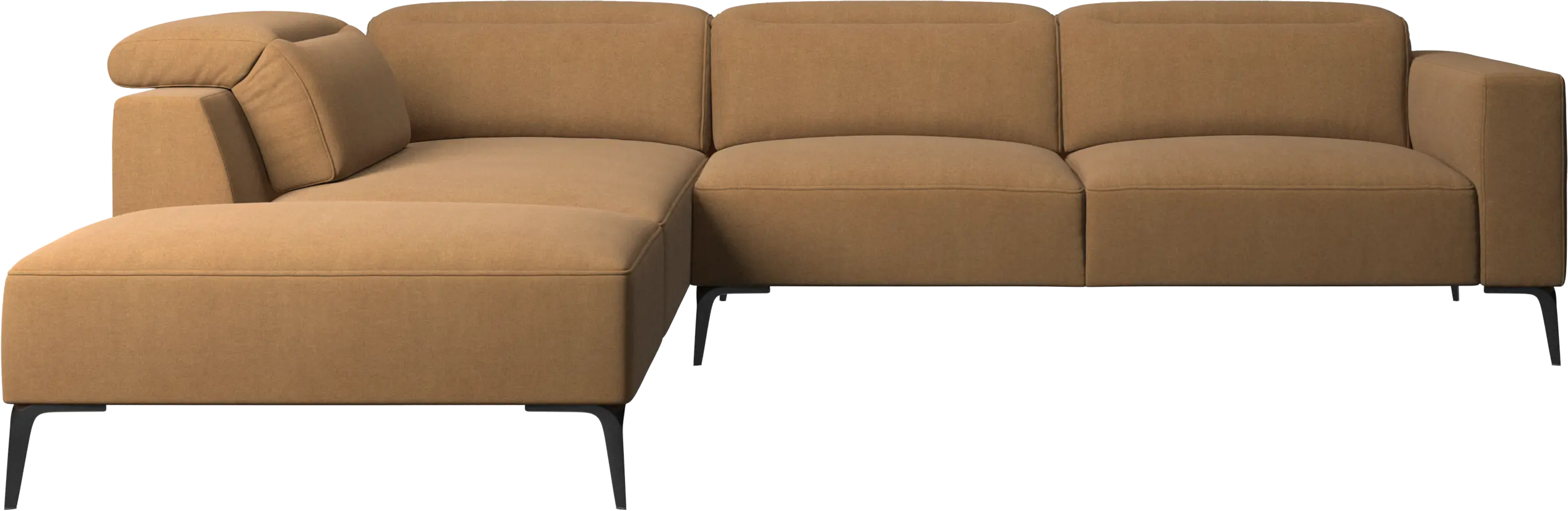 Zürich corner sofa with lounging unit