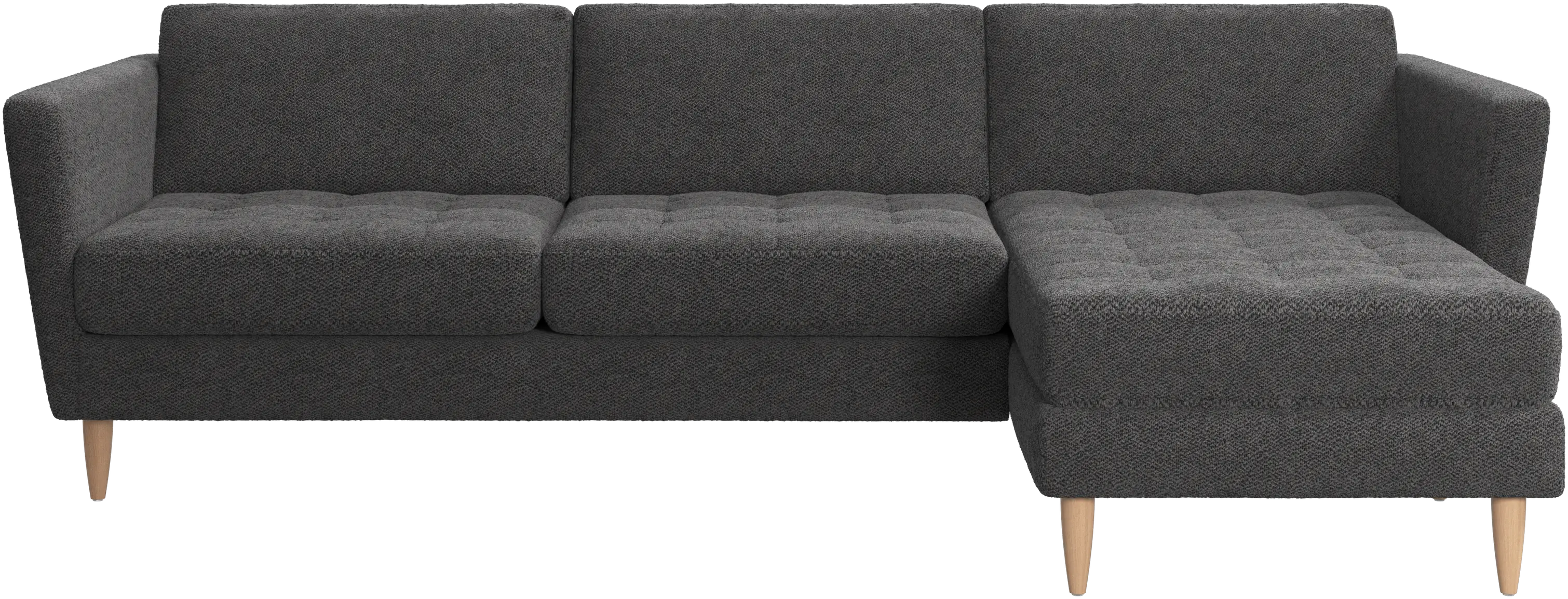 Osaka sofa with resting unit, tufted seat