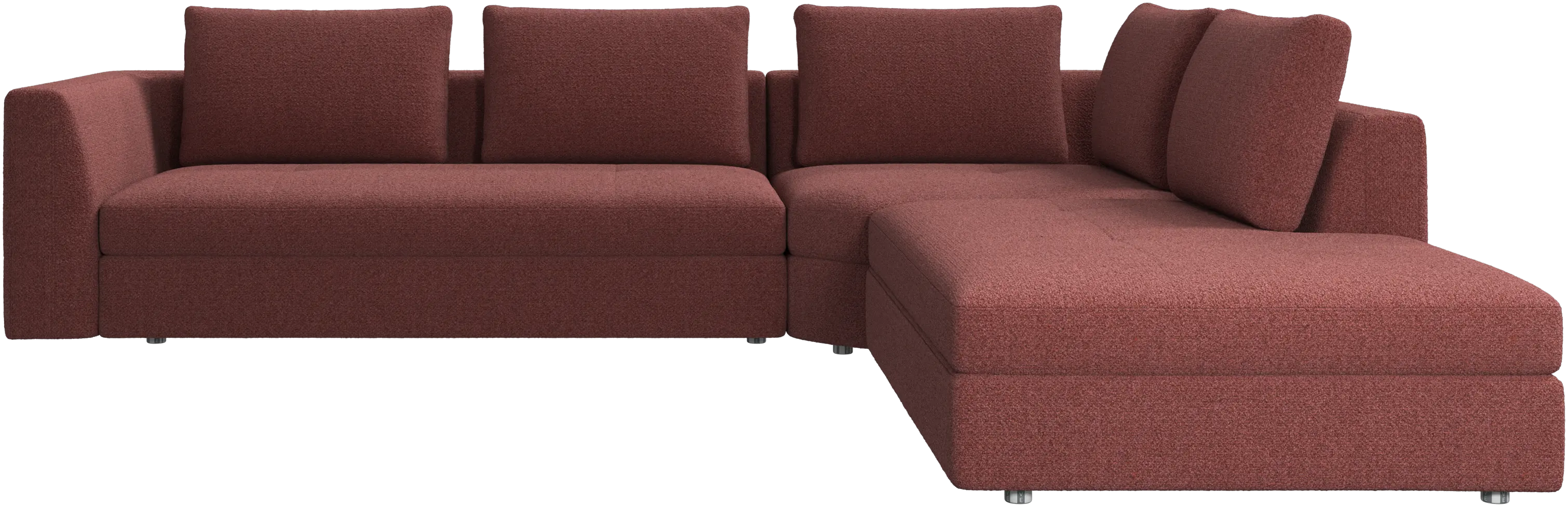 Bergamo corner sofa with lounging unit