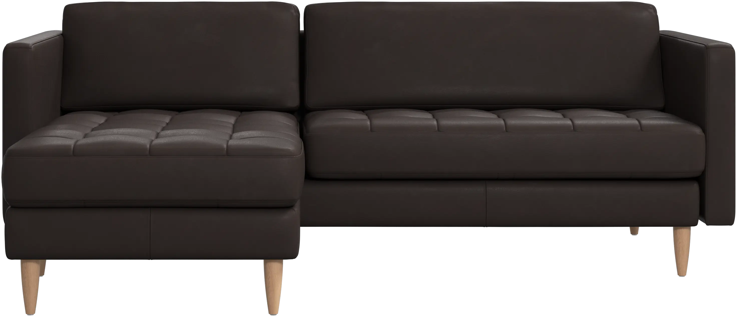 Osaka sofa with resting unit, tufted seat