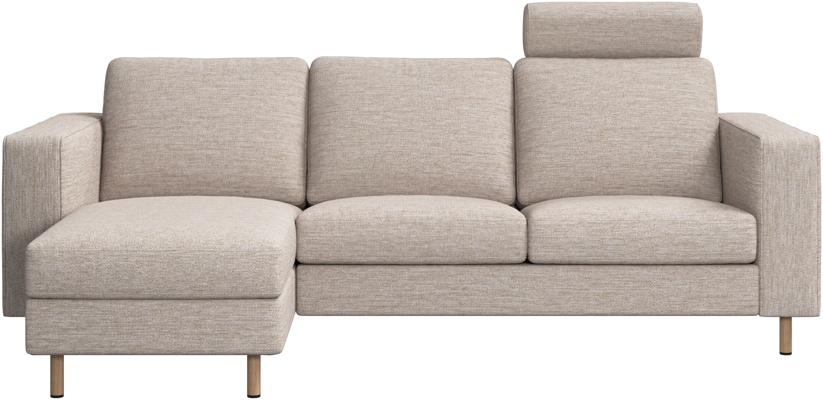Indivi sofa with chaise longue left