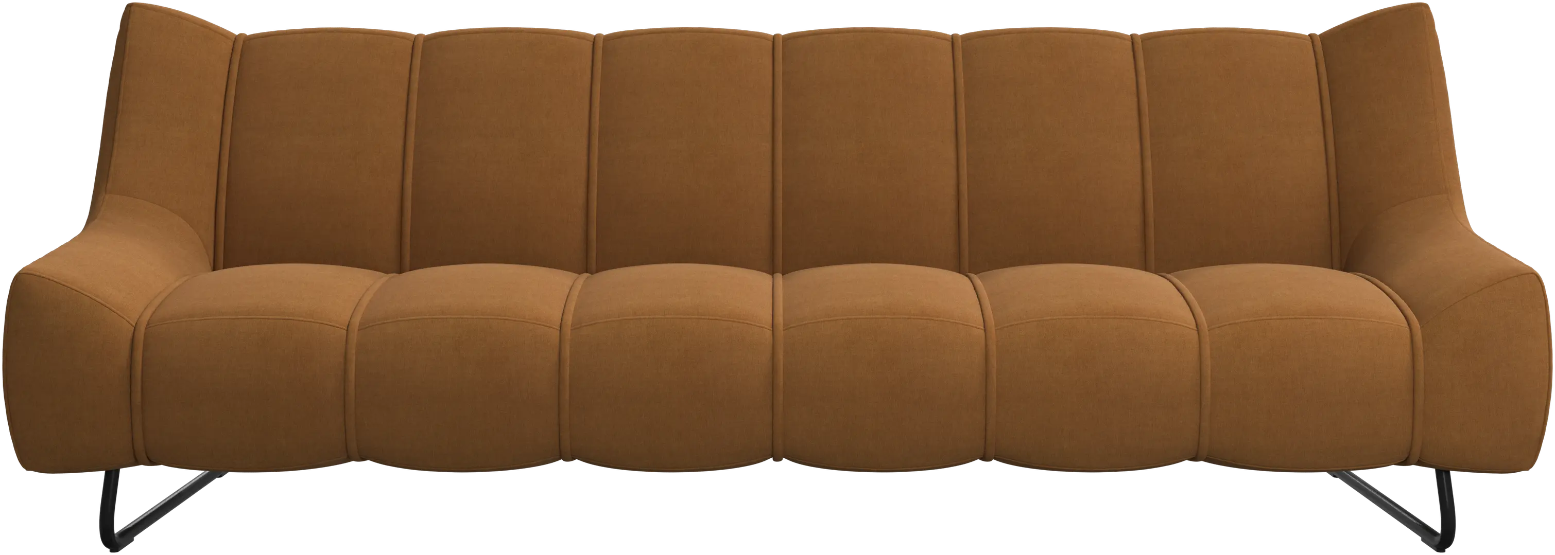 Sofá Nawabari de 3 plazas, patas bajas