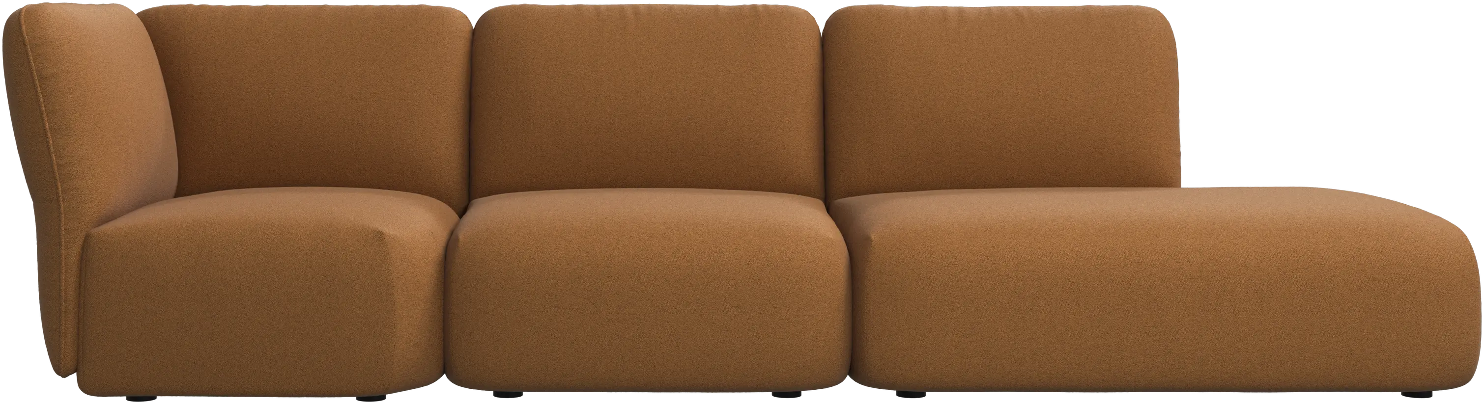 Paraggi sofa with lounging unit left