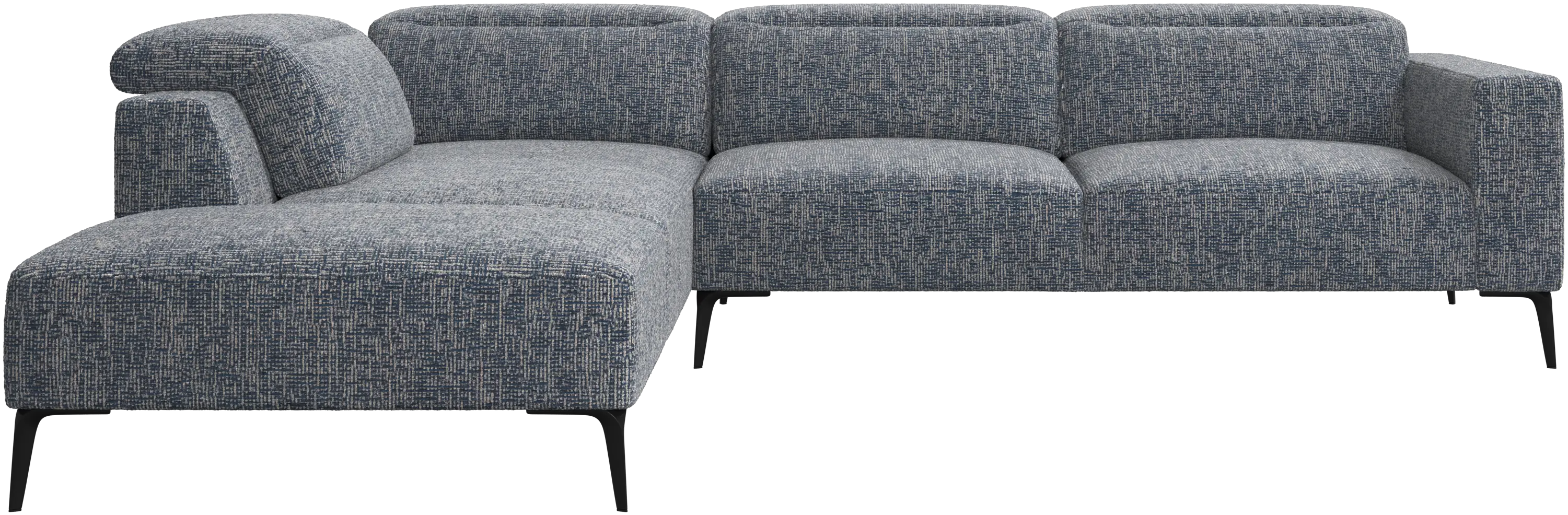 Zürich corner sofa with lounging unit