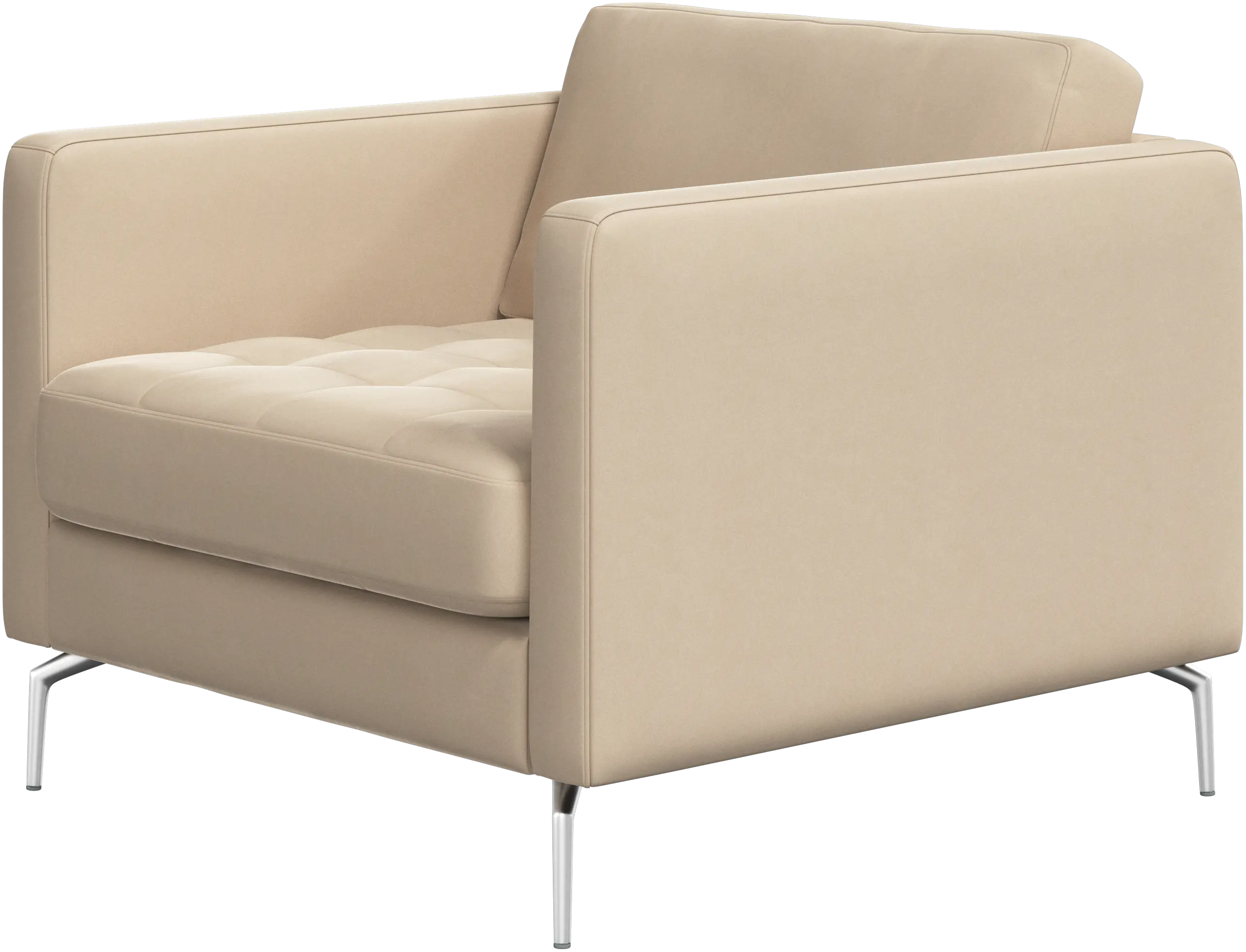 Osaka chair, tufted seat