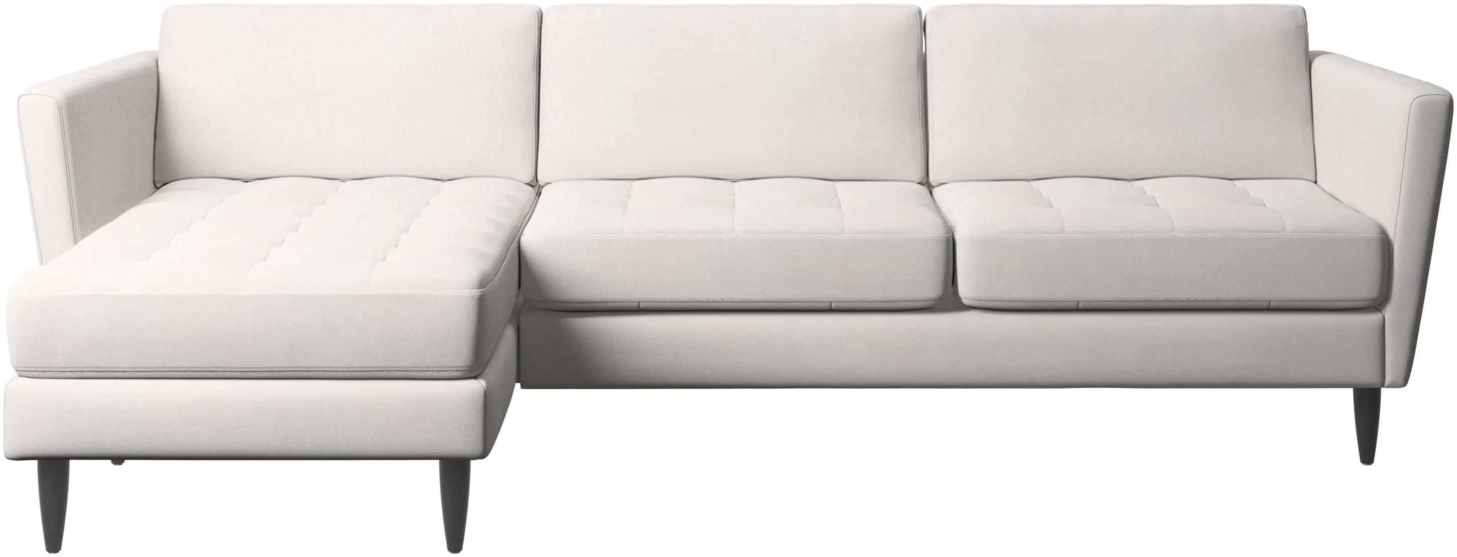 Osaka sofa with resting unit, tufted seat