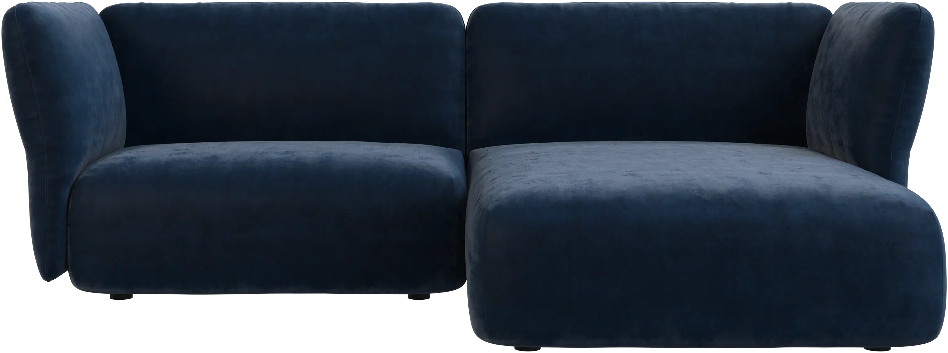 Paraggi 1.5-seater with chaise longue right