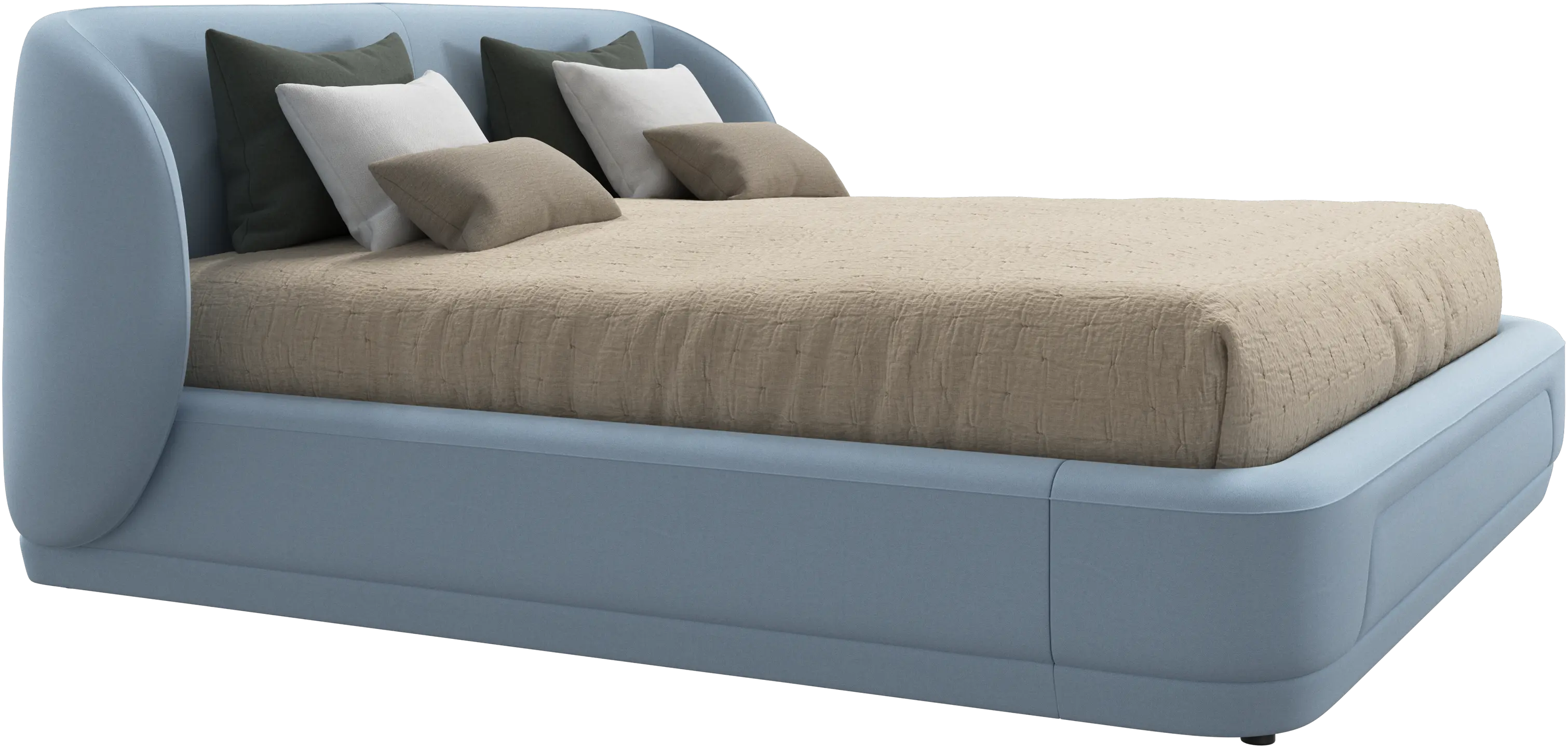 Bolzano bed with slats - W193xL203cm