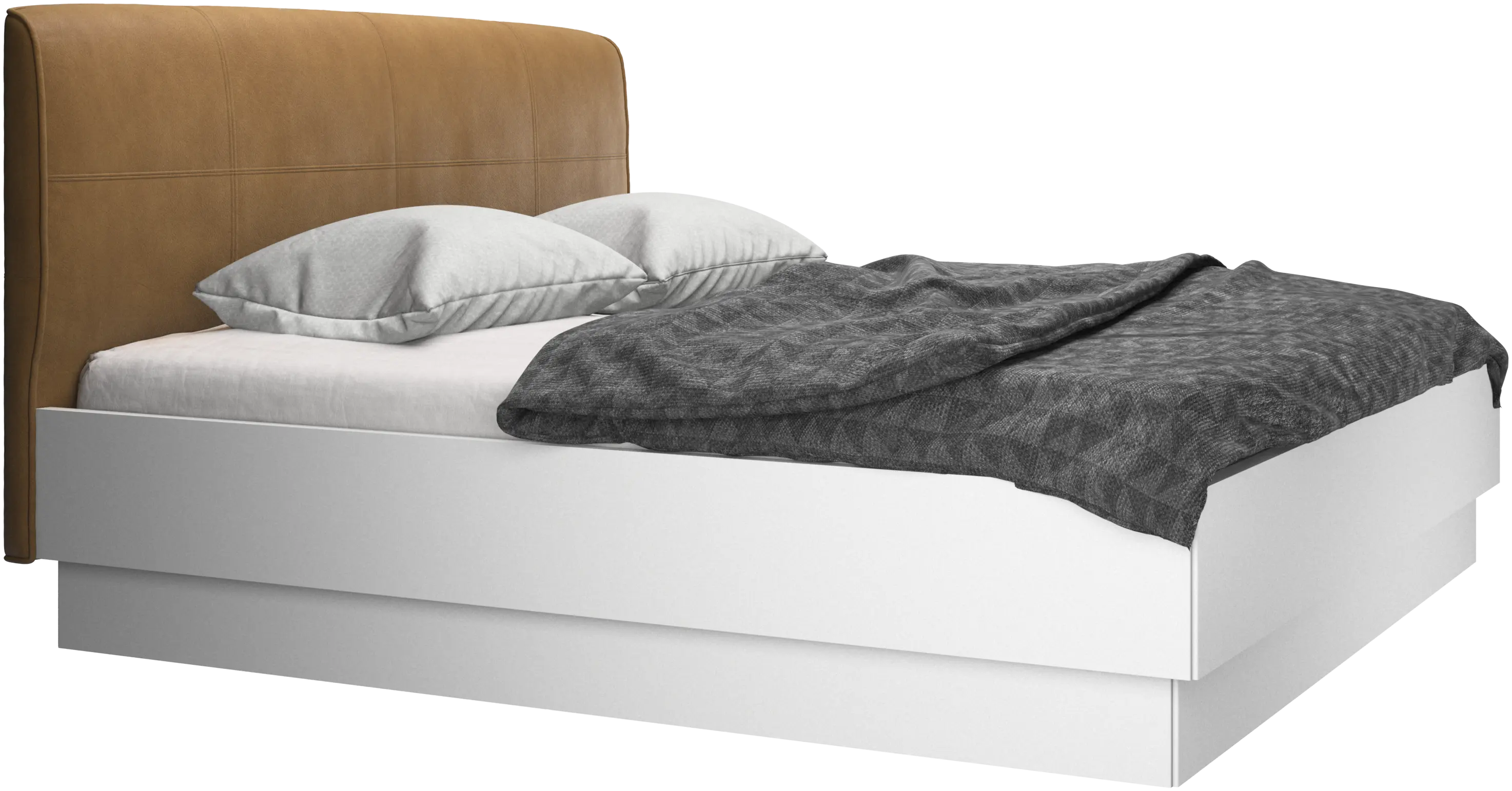 Houston, upholstered bed with storage