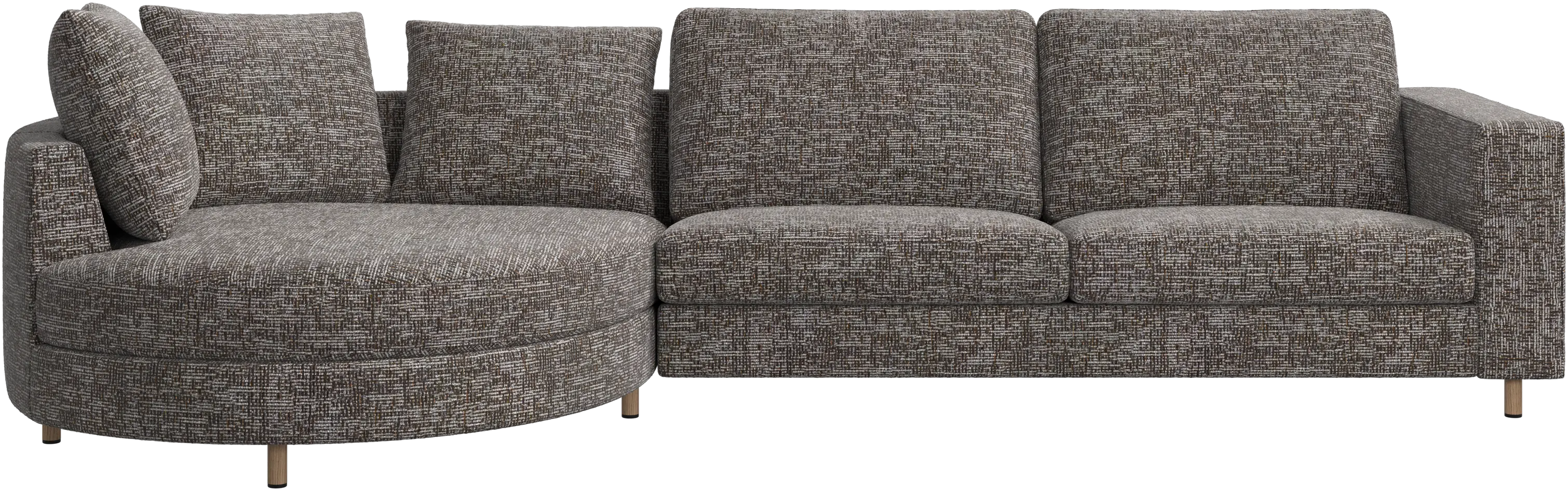 Indivi sofa with chaise longue left