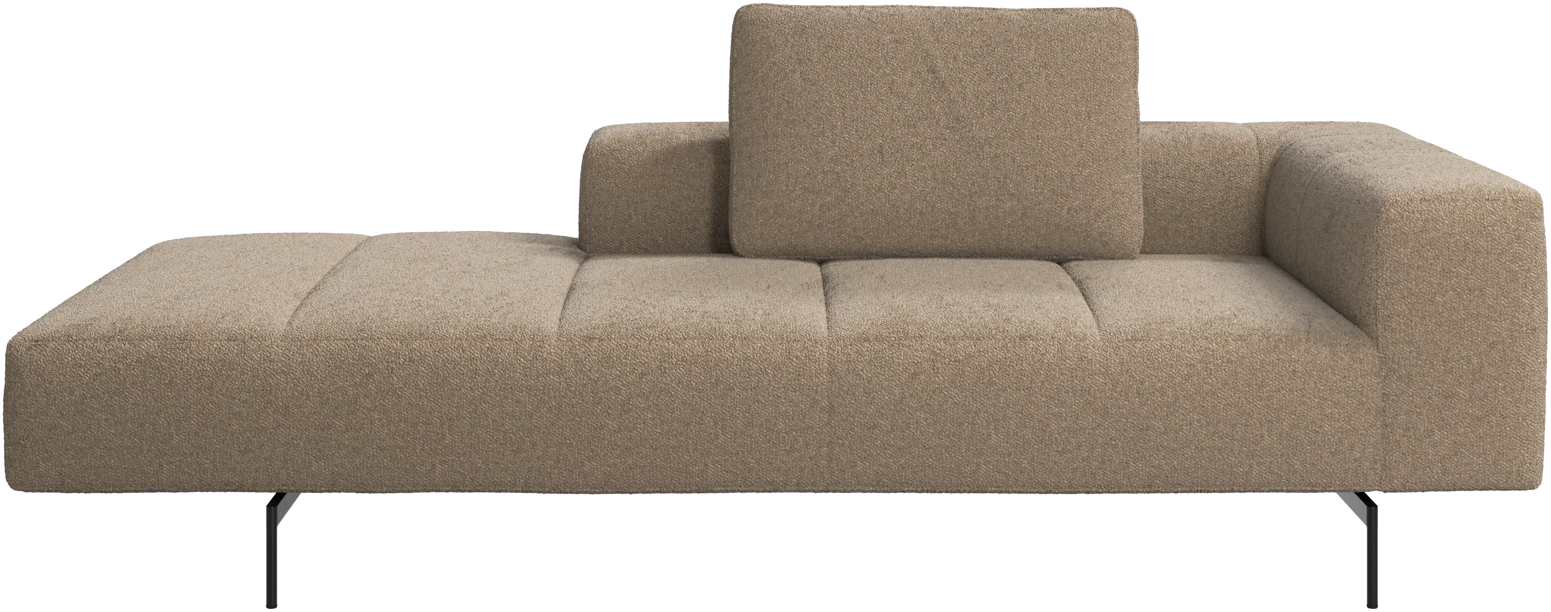 Amsterdam Iounging module for sofa, armrest right, open end left