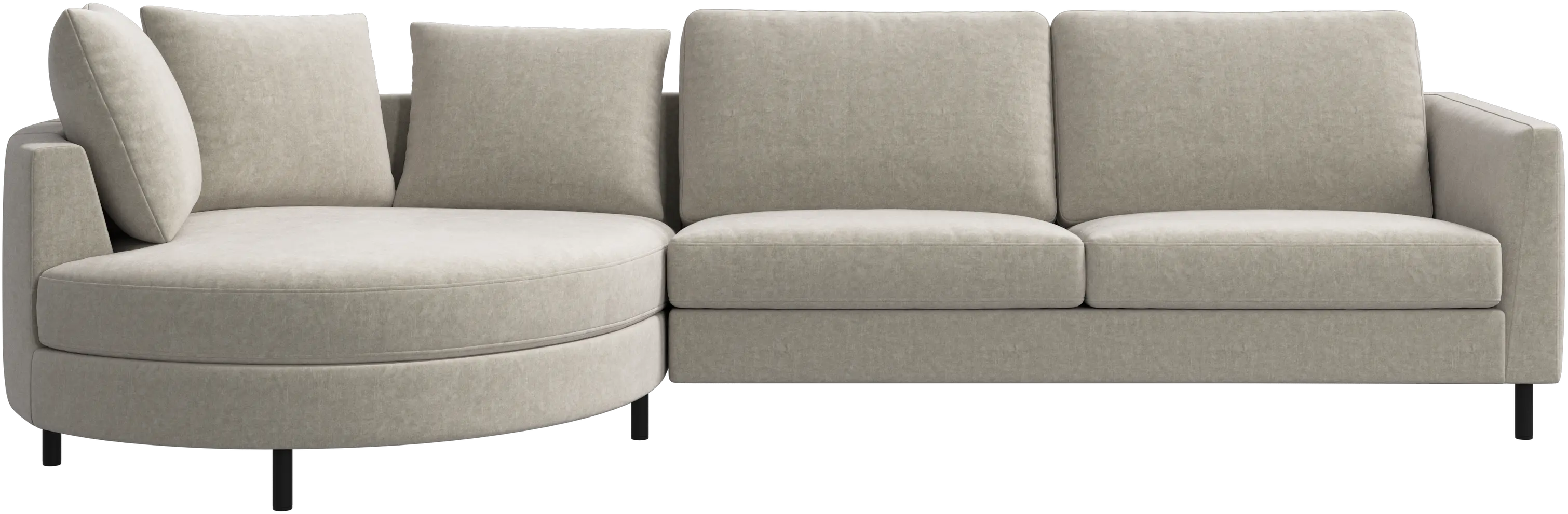 Indivi sofa with chaise longue left