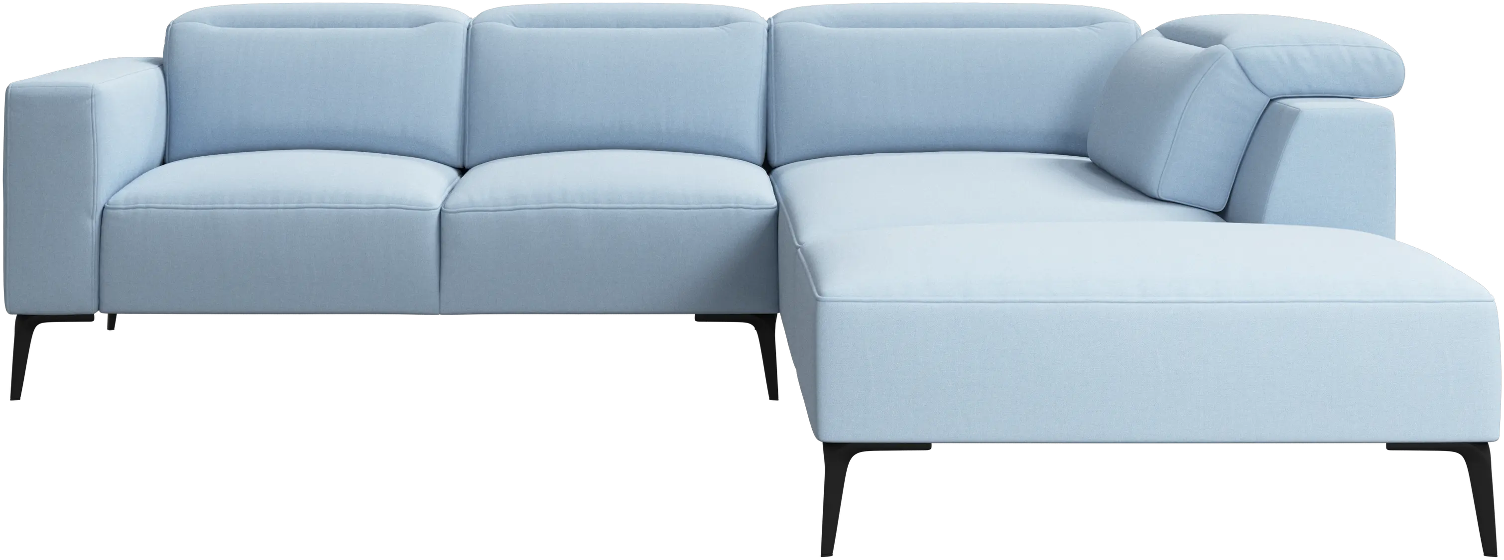 Zürich corner sofa with lounging unit