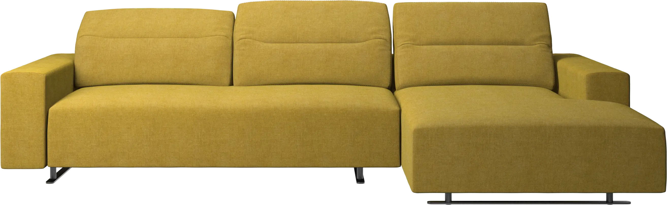 Hampton sofa with adjustable back and resting unit right side
