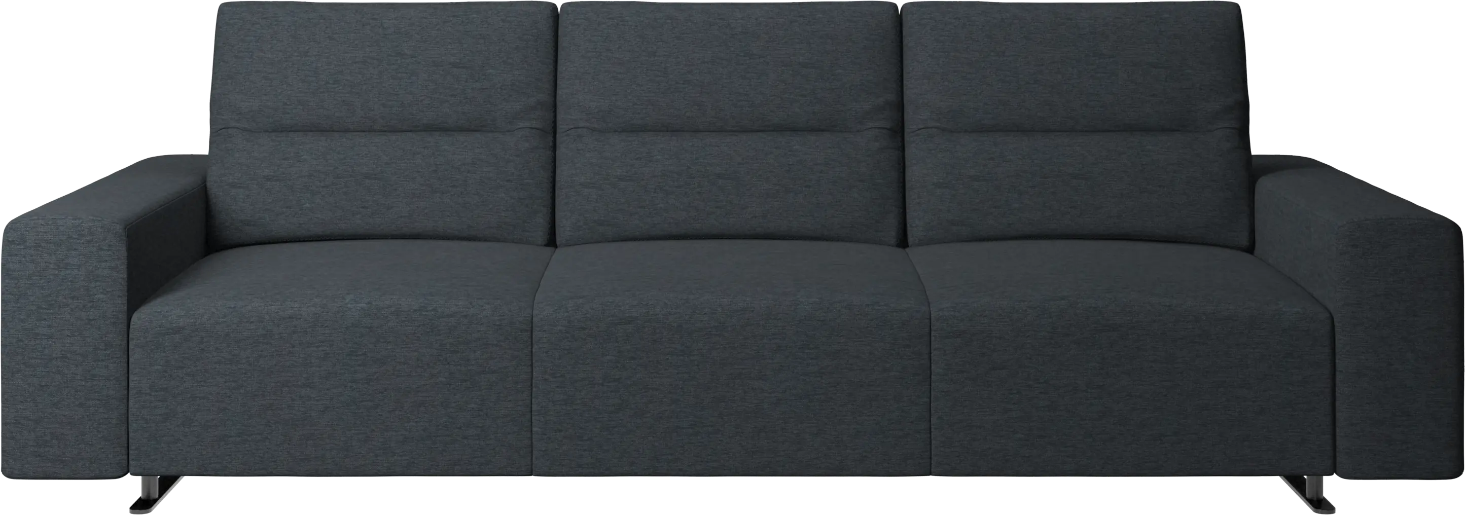 Hampton sofa with adjustable back and storage on the right side