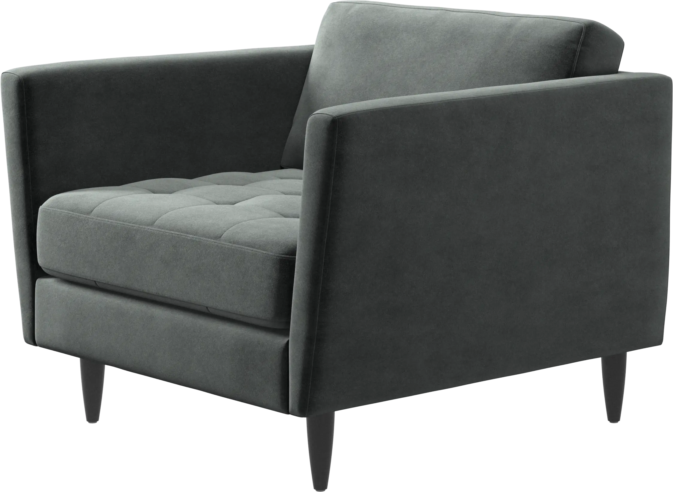 Osaka chair, tufted seat