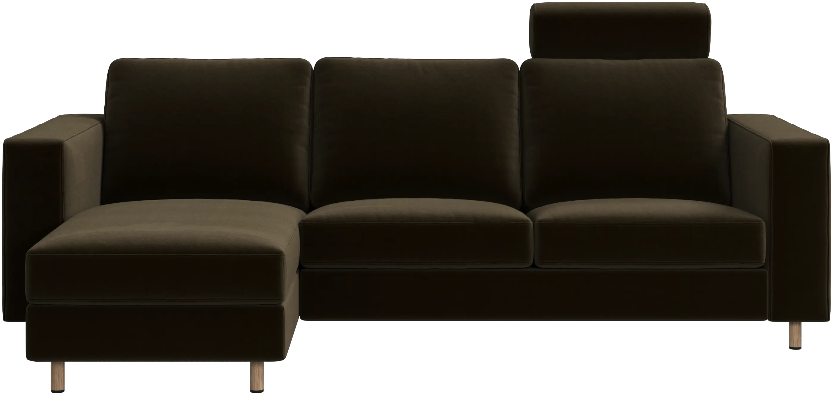 Sofá Indivi con módulo chaise-longue a la izquierda