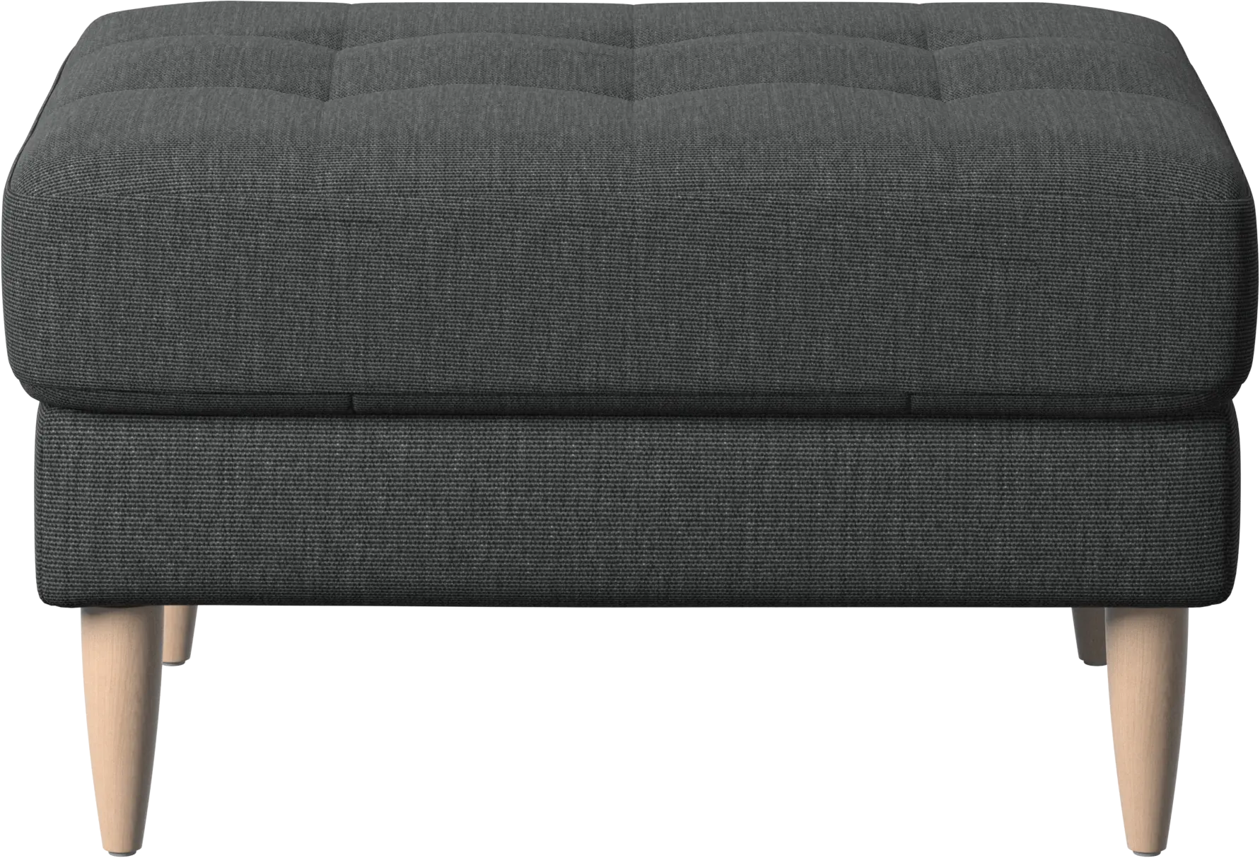 Osaka footstool, tufted seat