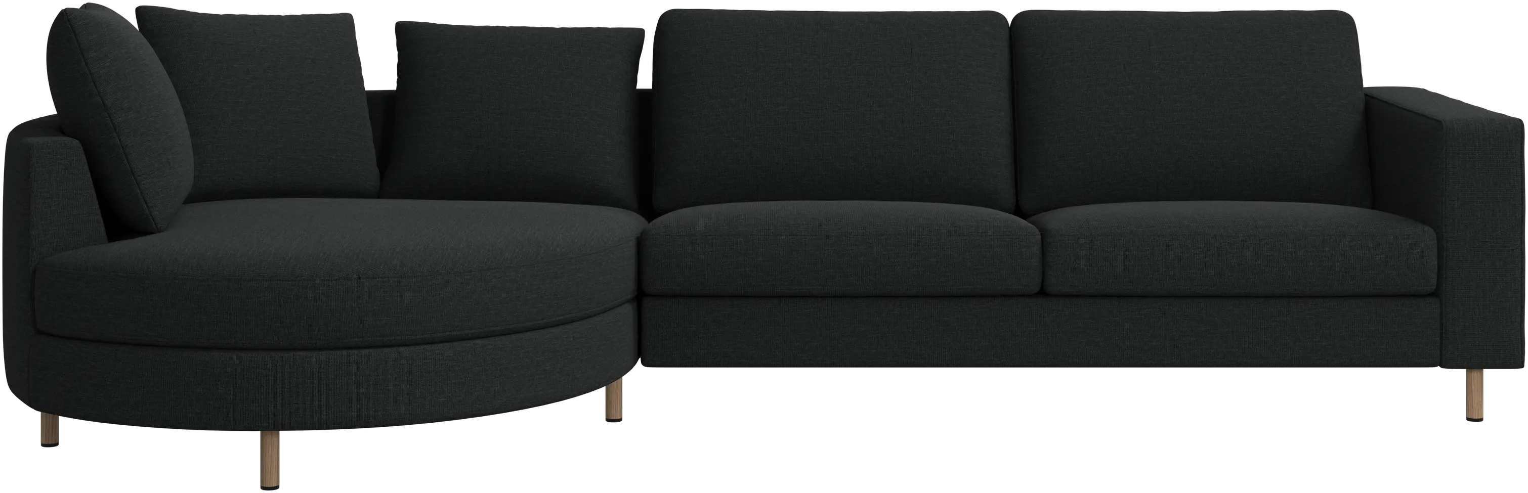 Sofá Indivi con módulo chaise-longue a la izquierda