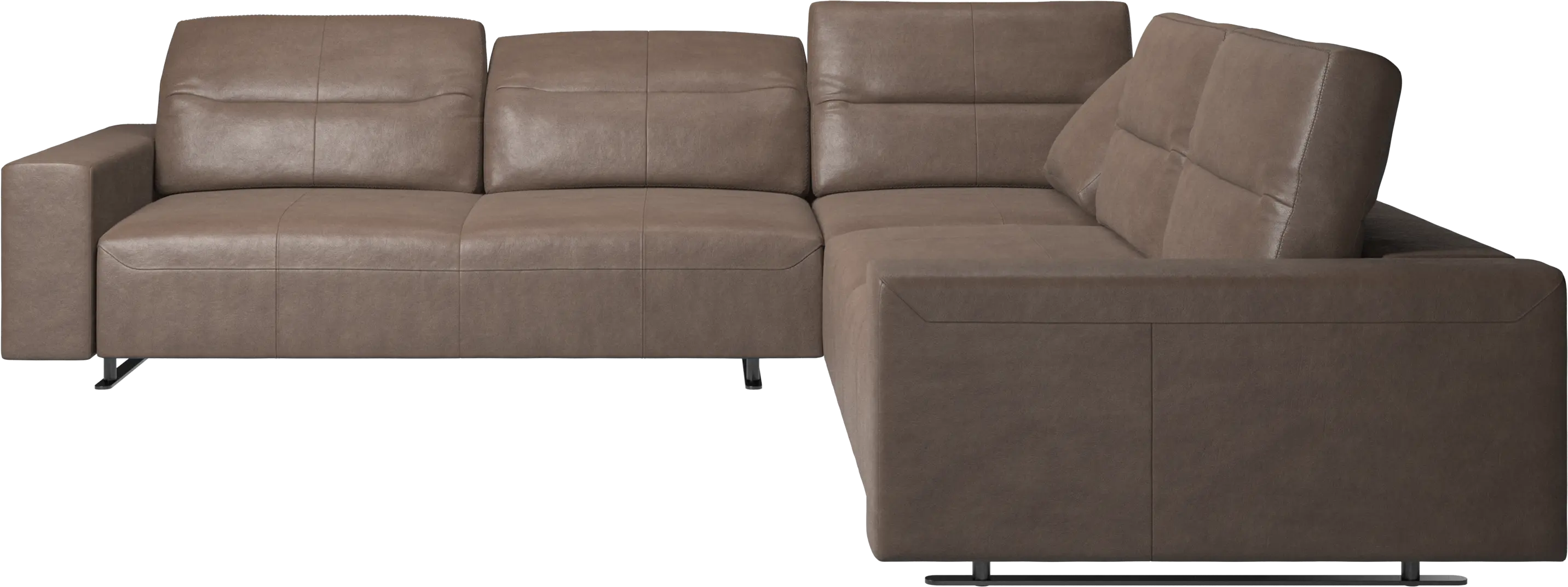 Hampton corner sofa with adjustable back