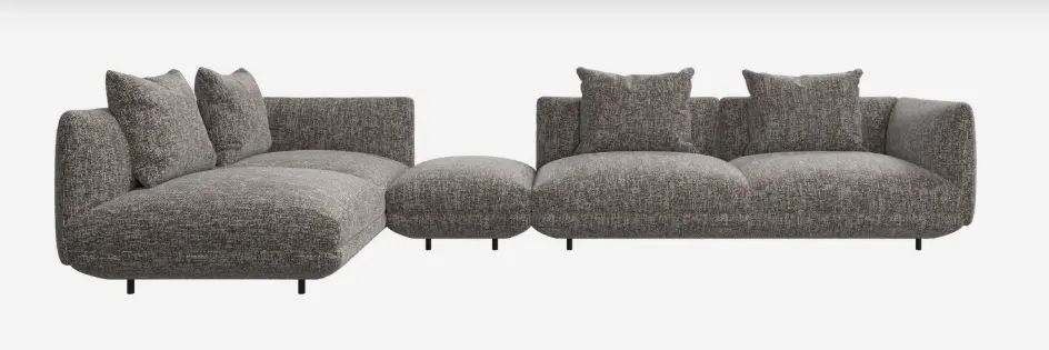 Salamanca corner sofa with moveable footstool - less 40%
