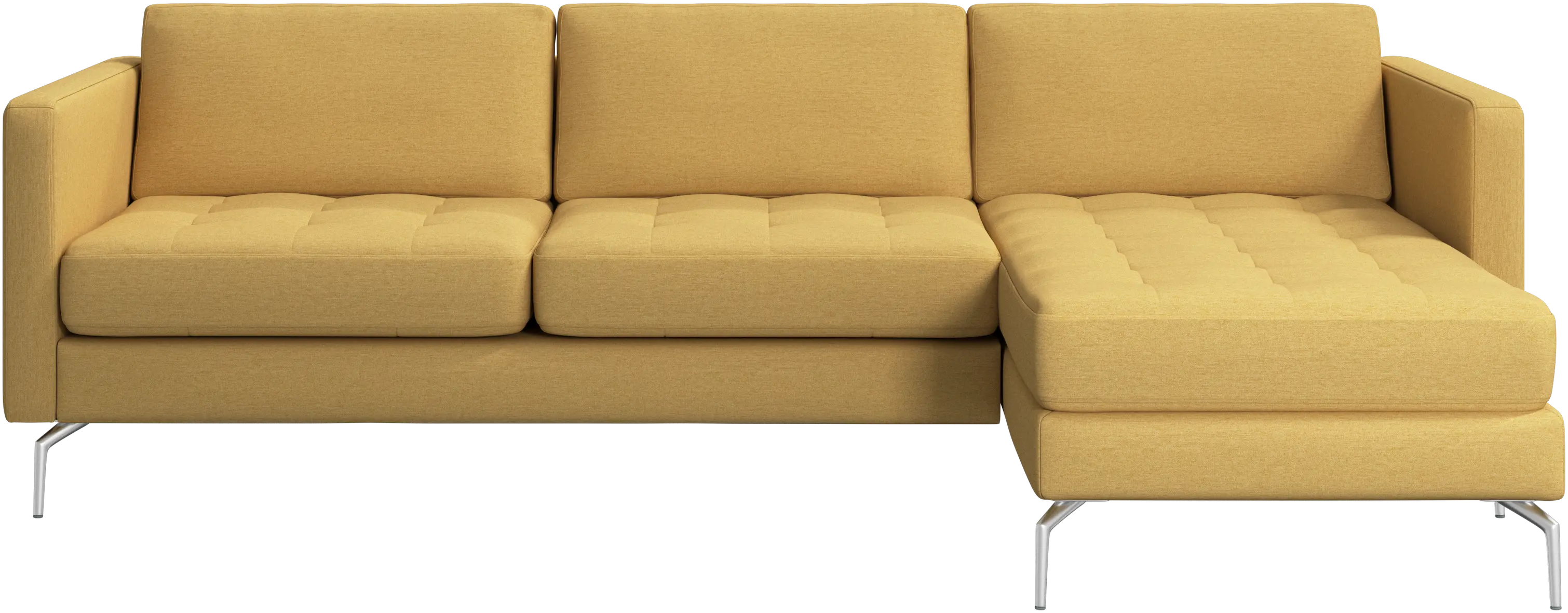 Osaka sofa with resting unit, tufted seat