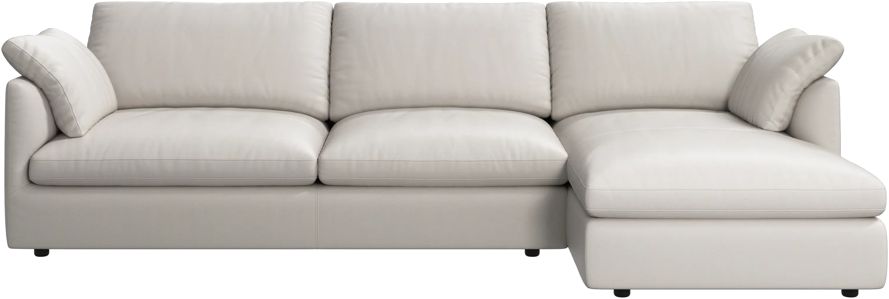 Milano sofa with chaise longue right