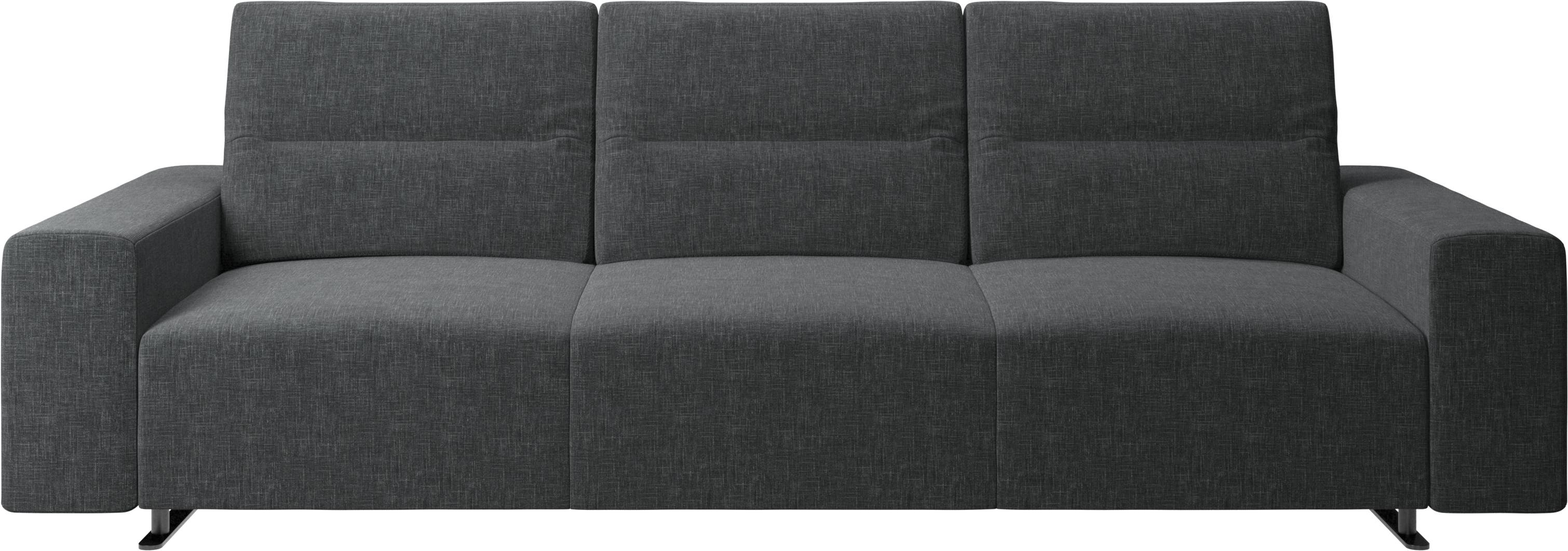 Hampton sofa med justerbar rygg og oppbevaring på høyre siden