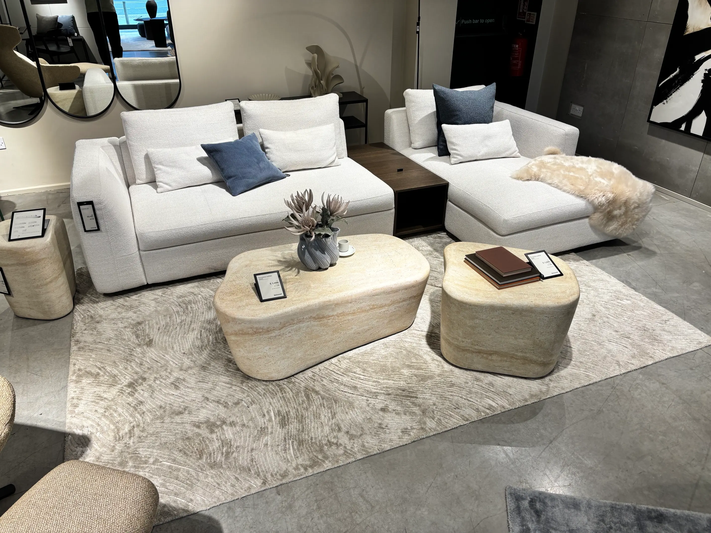 Rugs WHIRLWIND - brown/white