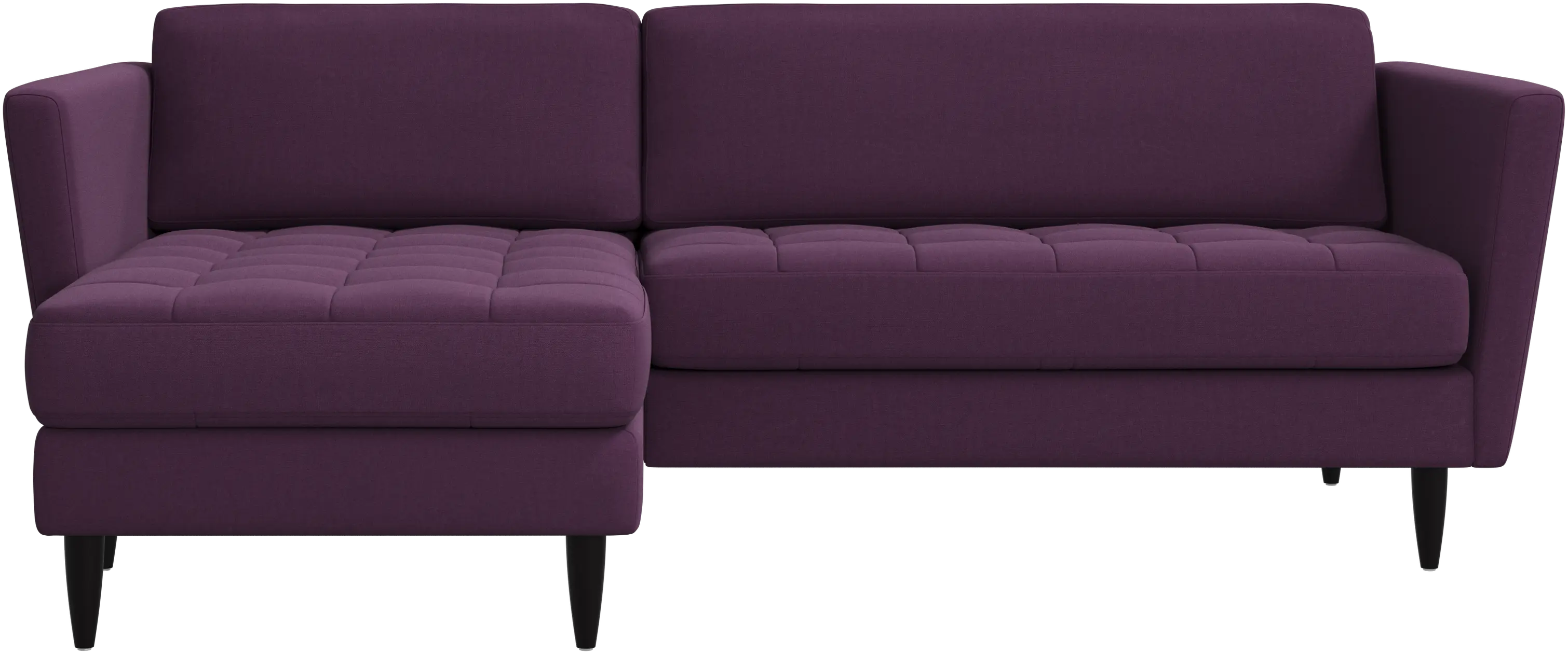 Osaka sofa with resting unit, tufted seat