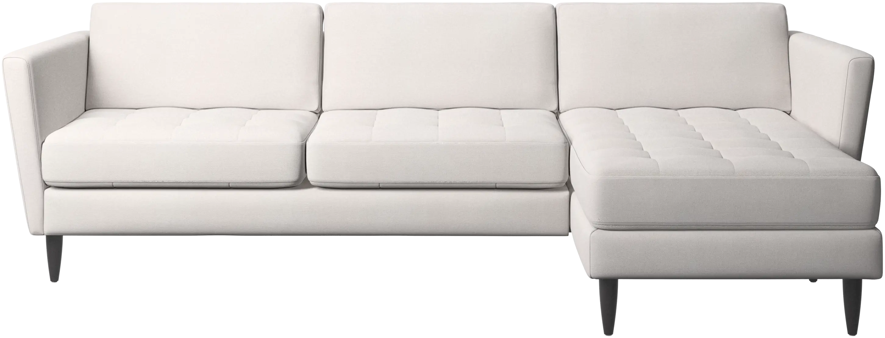 Osaka sofa with resting unit, tufted seat