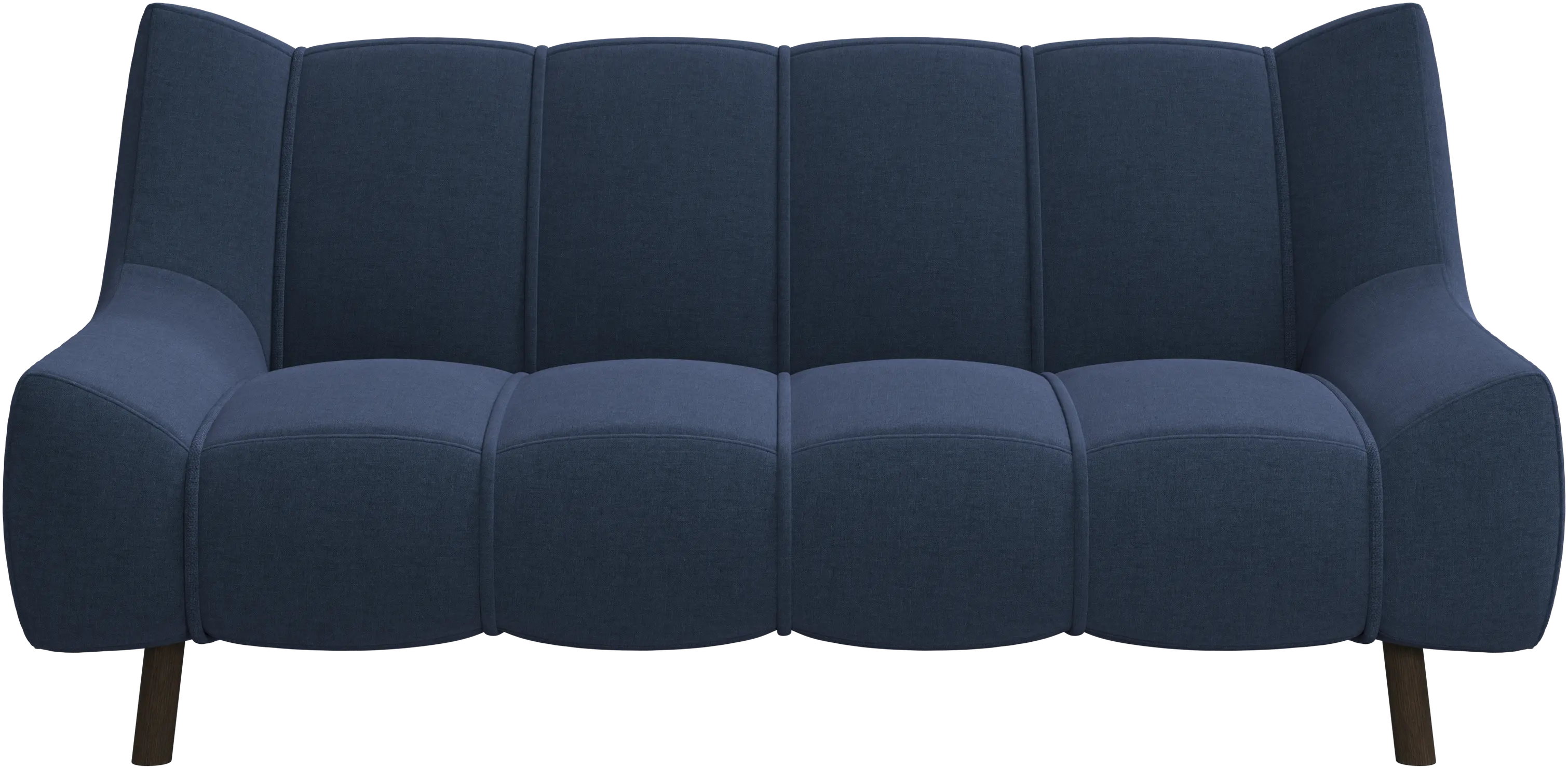 Nawabari 2 seater sofa, wooden leg