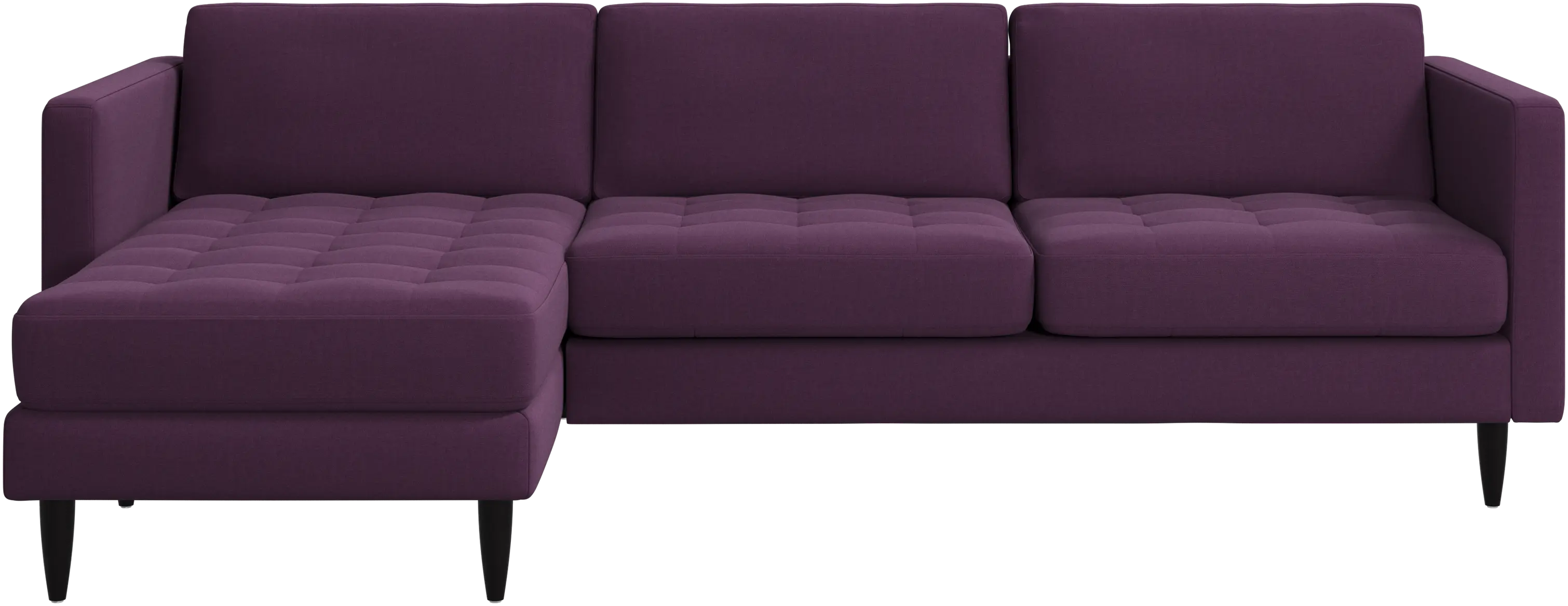 Osaka sofa with resting unit, tufted seat