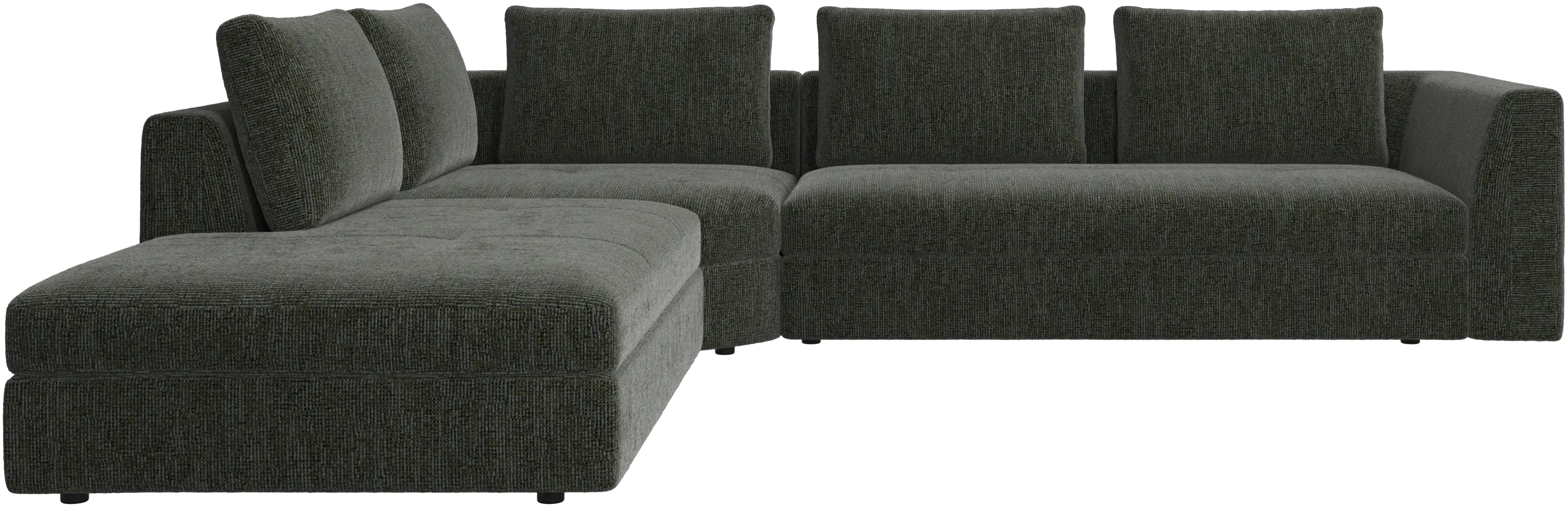 Bergamo corner sofa with lounging unit