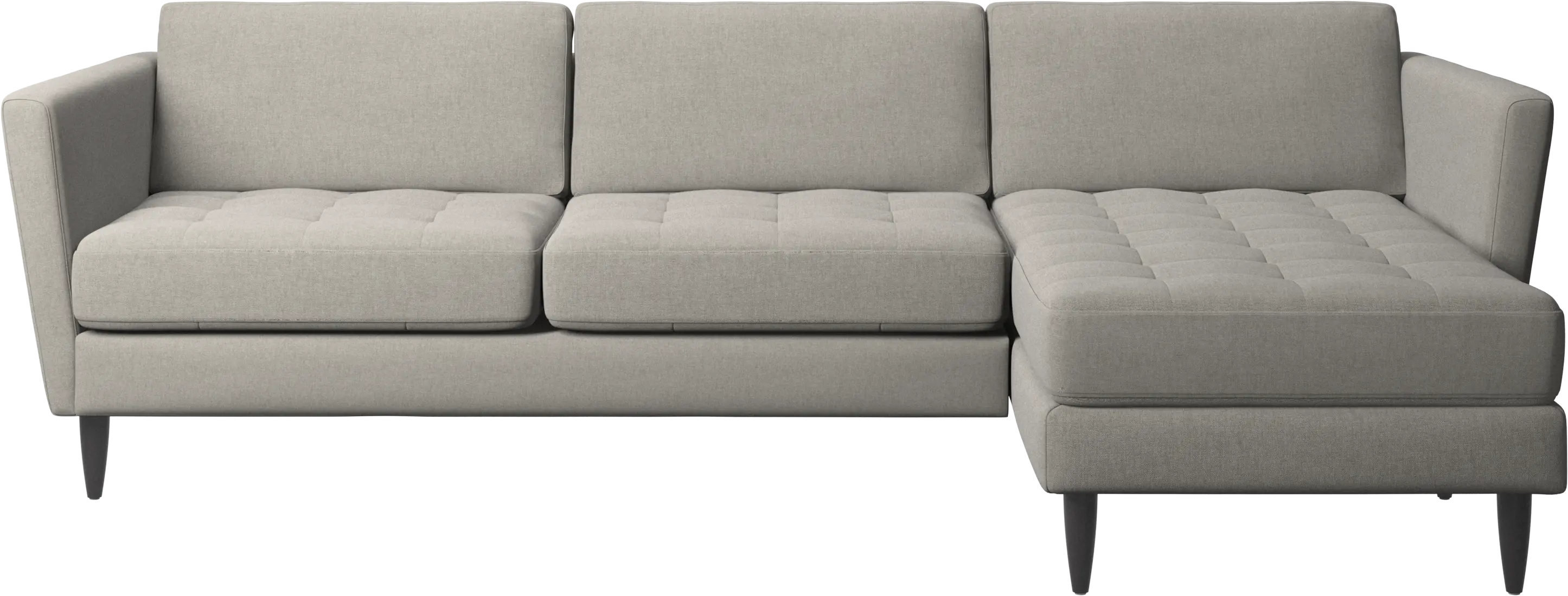 Osaka sofa with resting unit, tufted seat