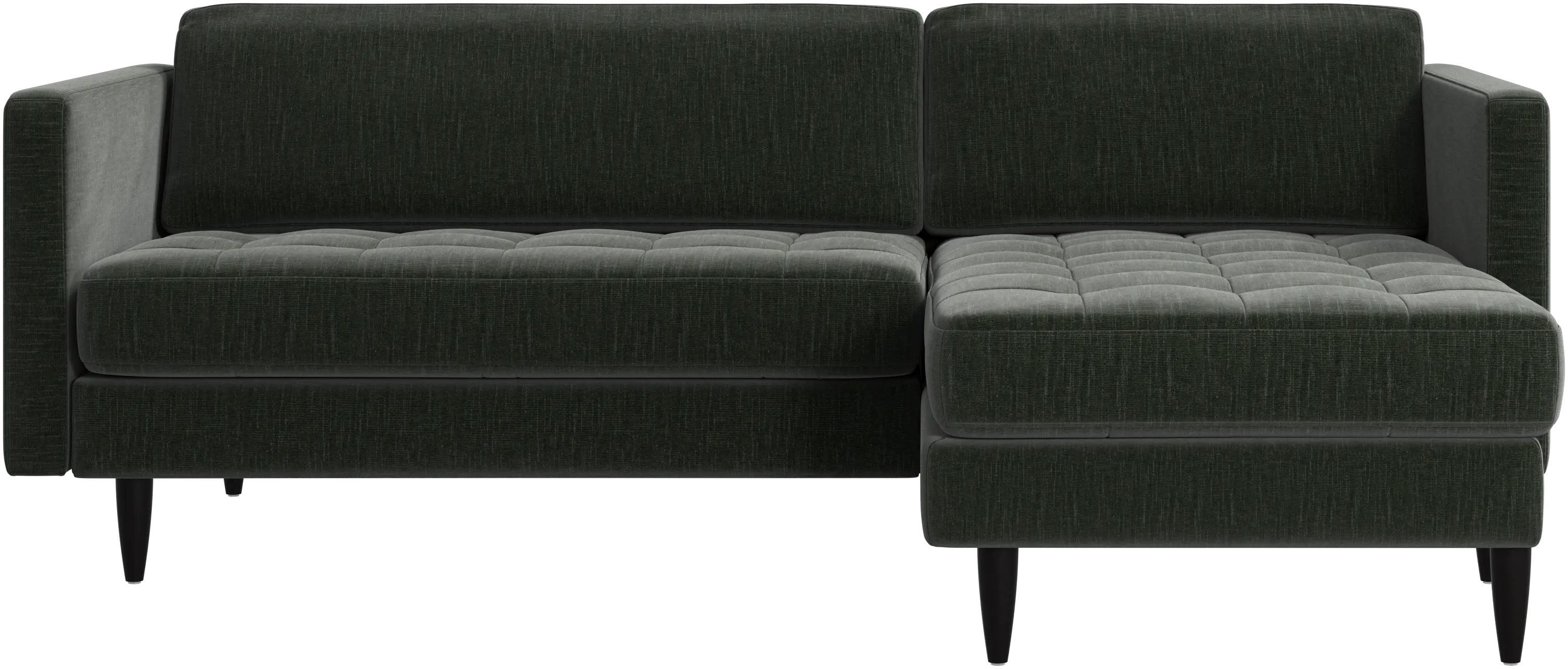 Osaka sofa with resting unit, tufted seat