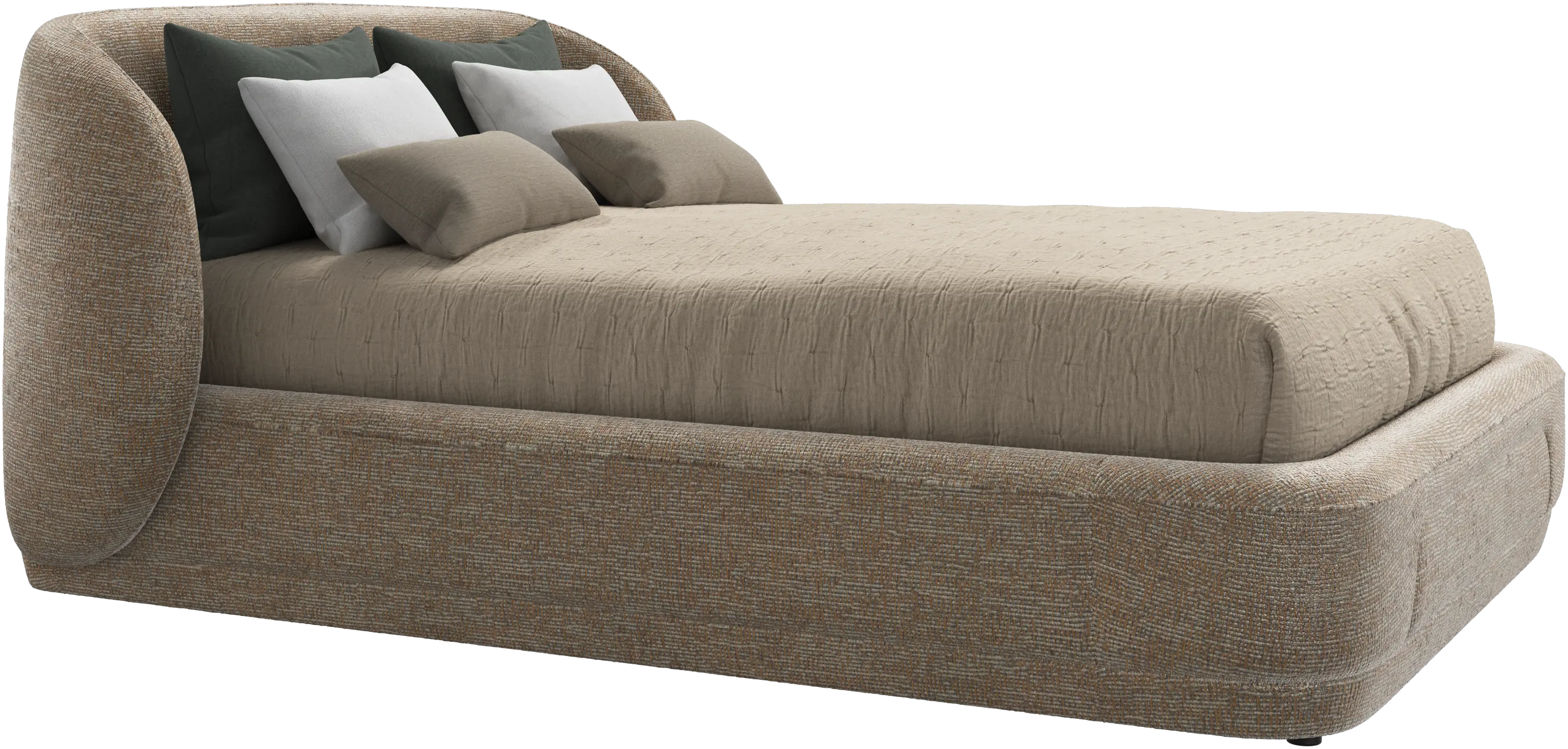 Bolzano bed with slats - W140xL190cm