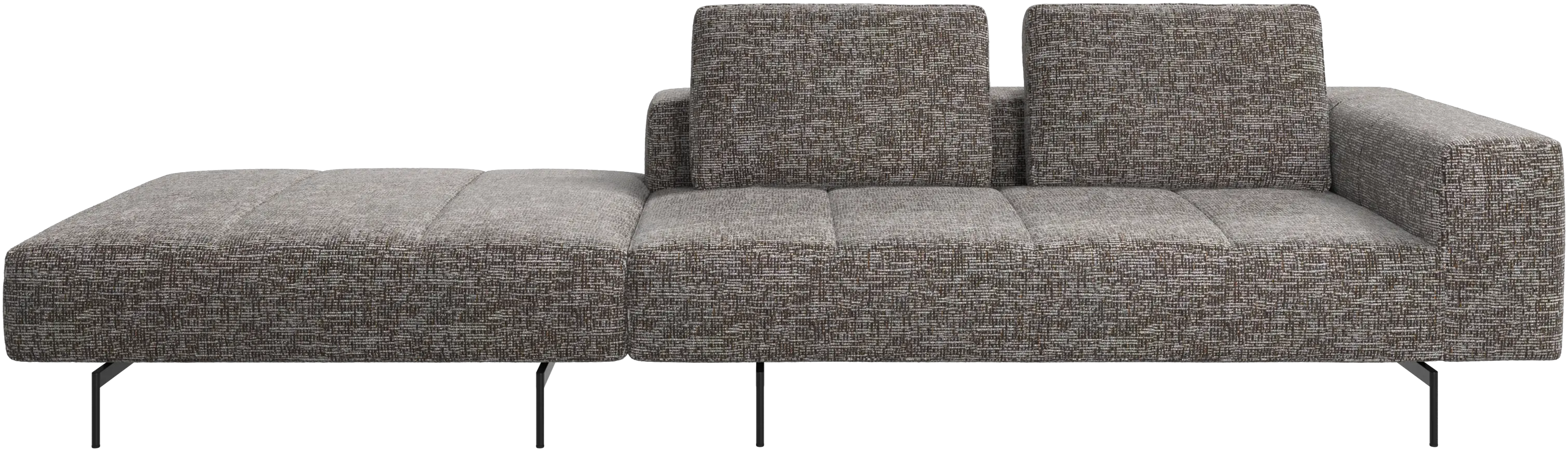 Amsterdam sofa with footstool on left side