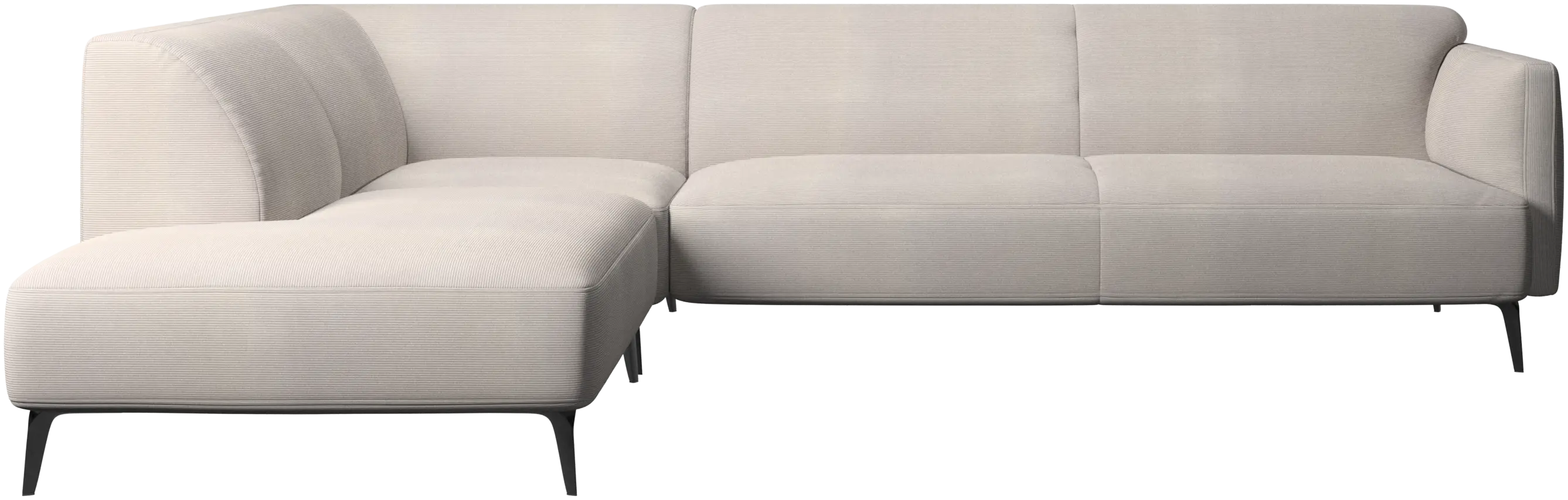 Modena corner sofa with lounging unit