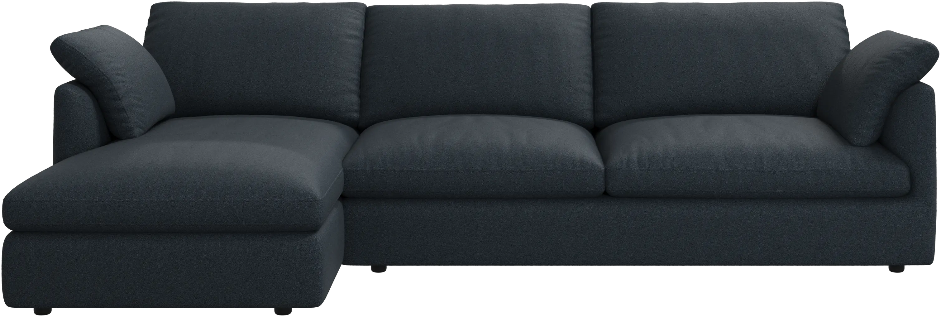 Milano sofa with chaise longue left