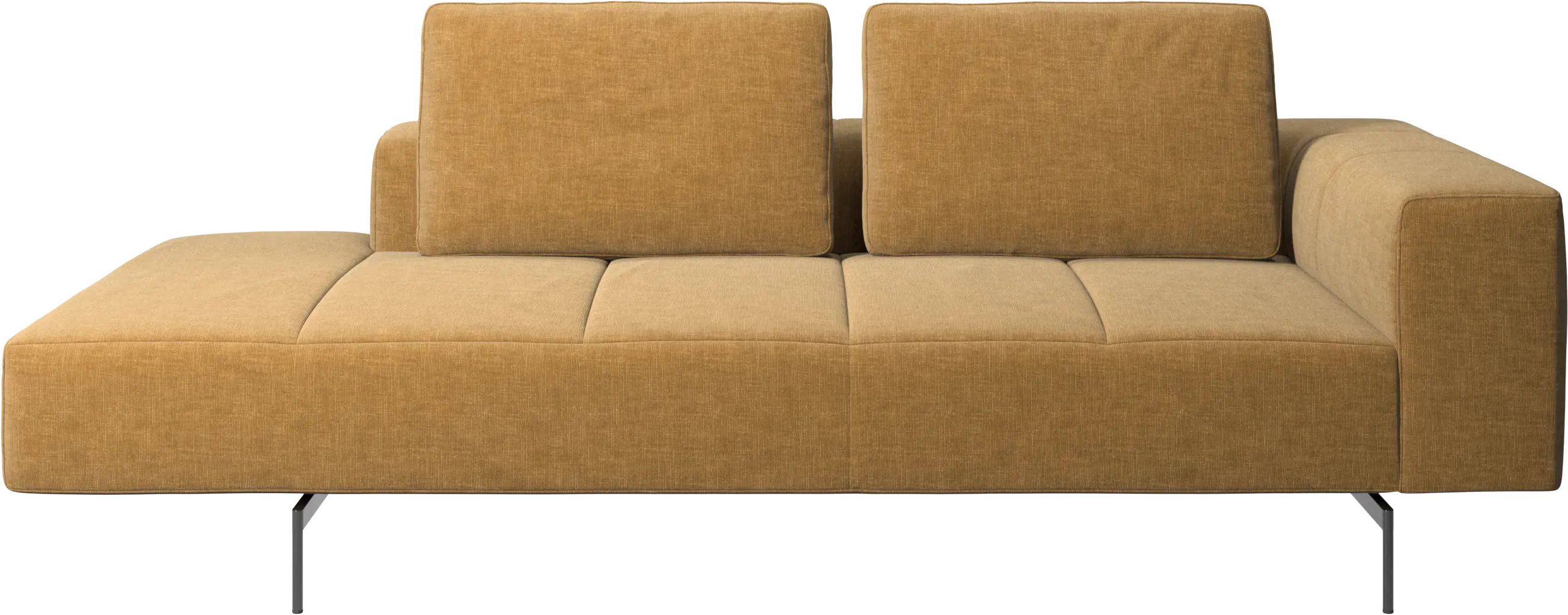 Amsterdam resting module for sofa, armrest right, open end left