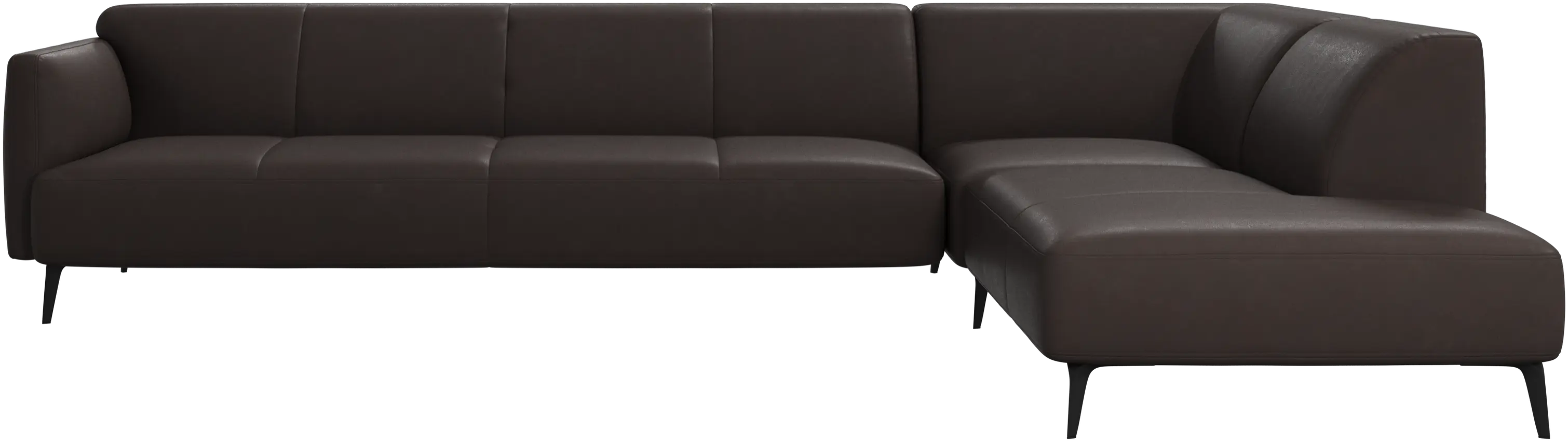 Modena corner sofa with lounging unit