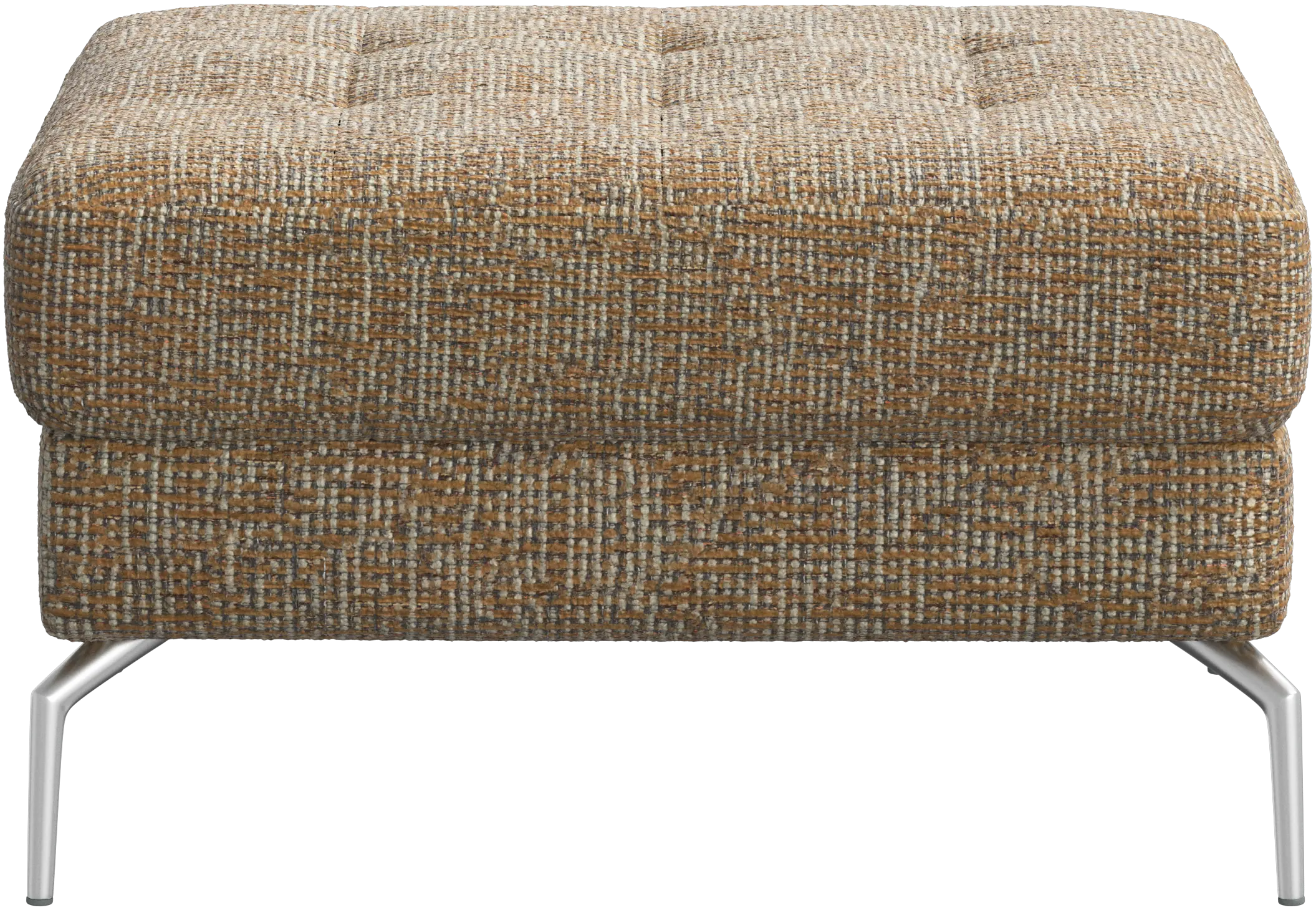 Osaka footstool, tufted seat