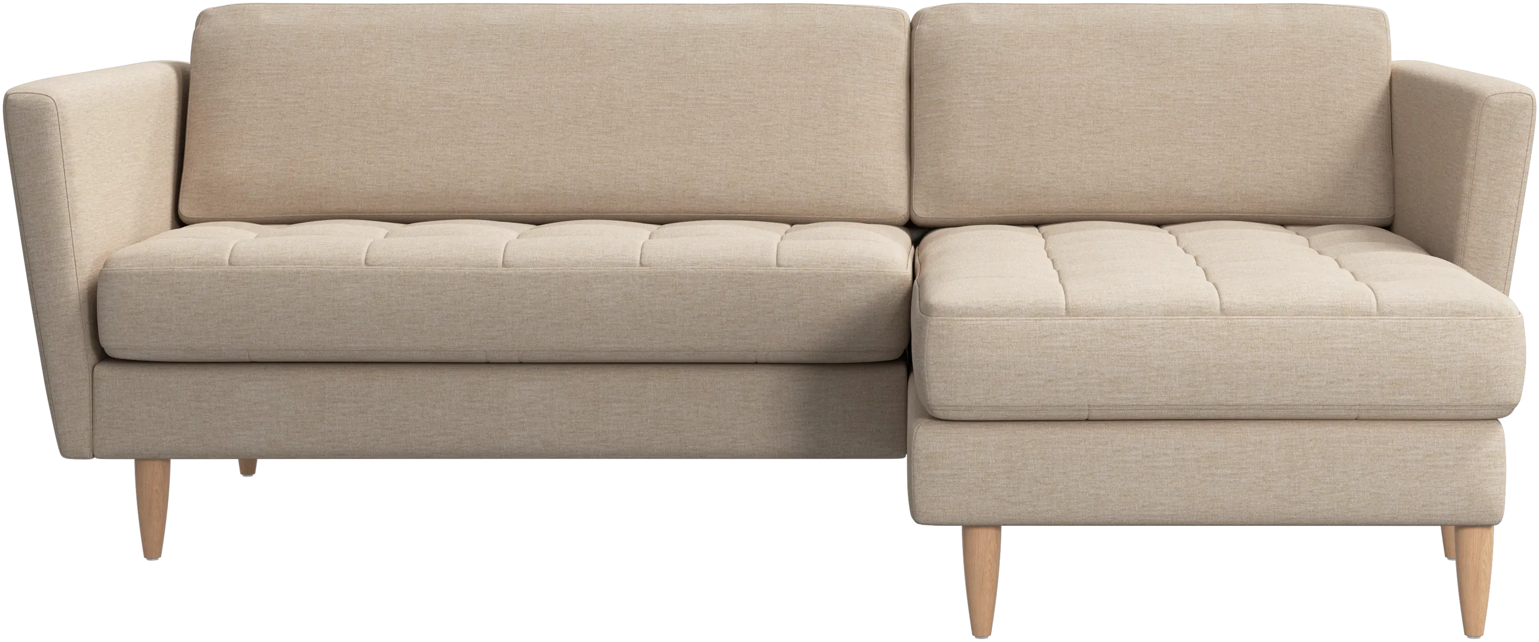 Osaka sofa with resting unit, tufted seat